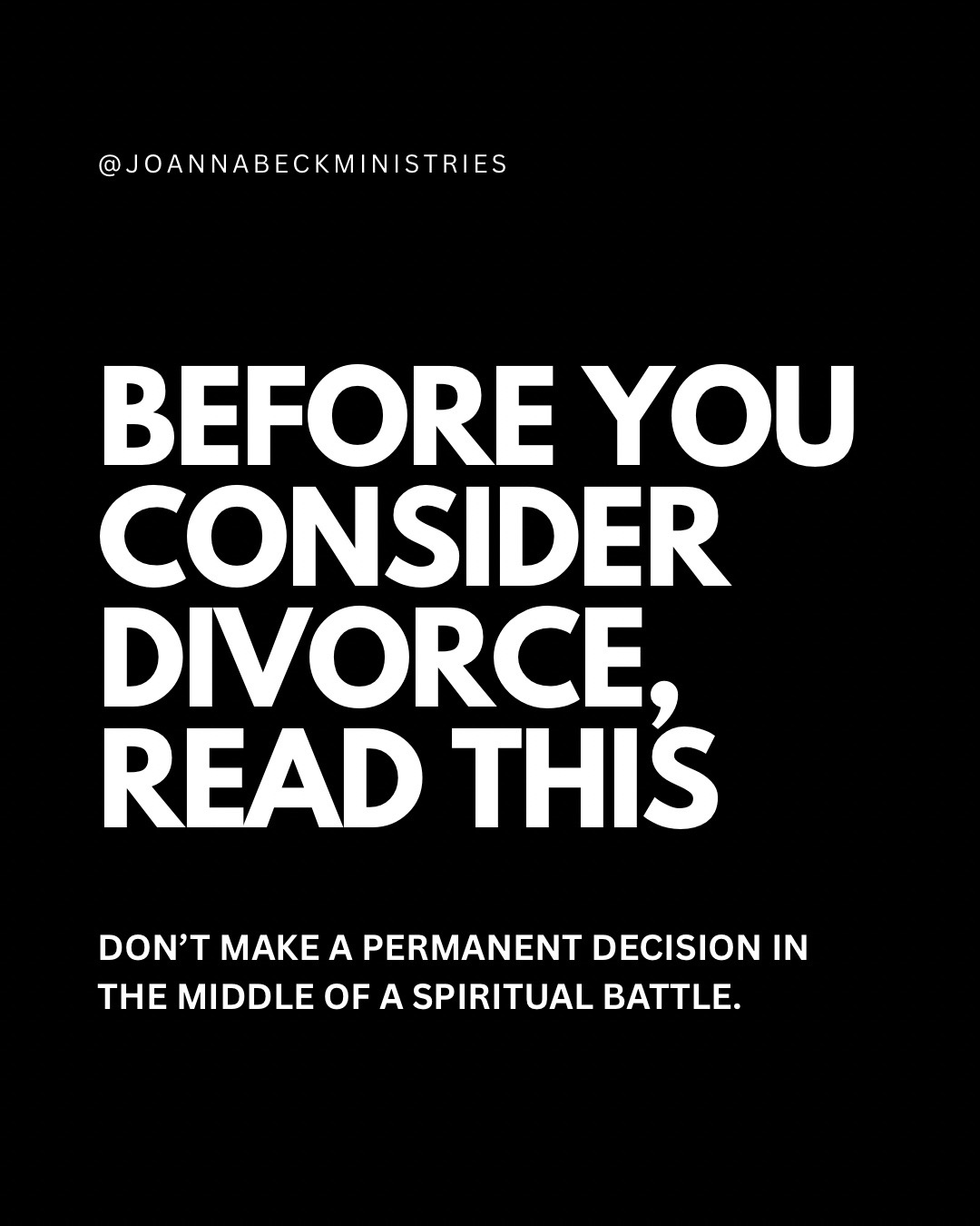 @Joanna Beck Ministries