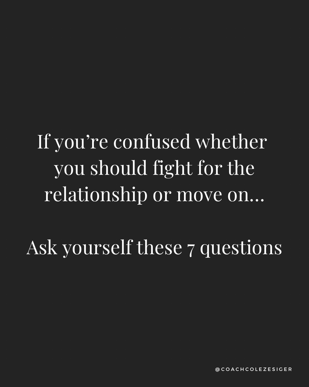 @Cole Zesiger