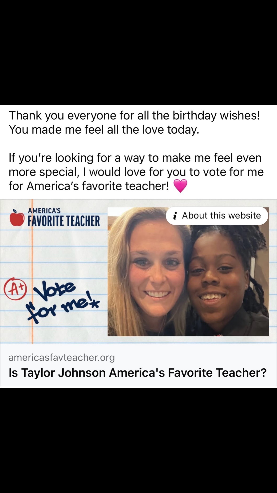 @Taylor Johnson | Teacher life