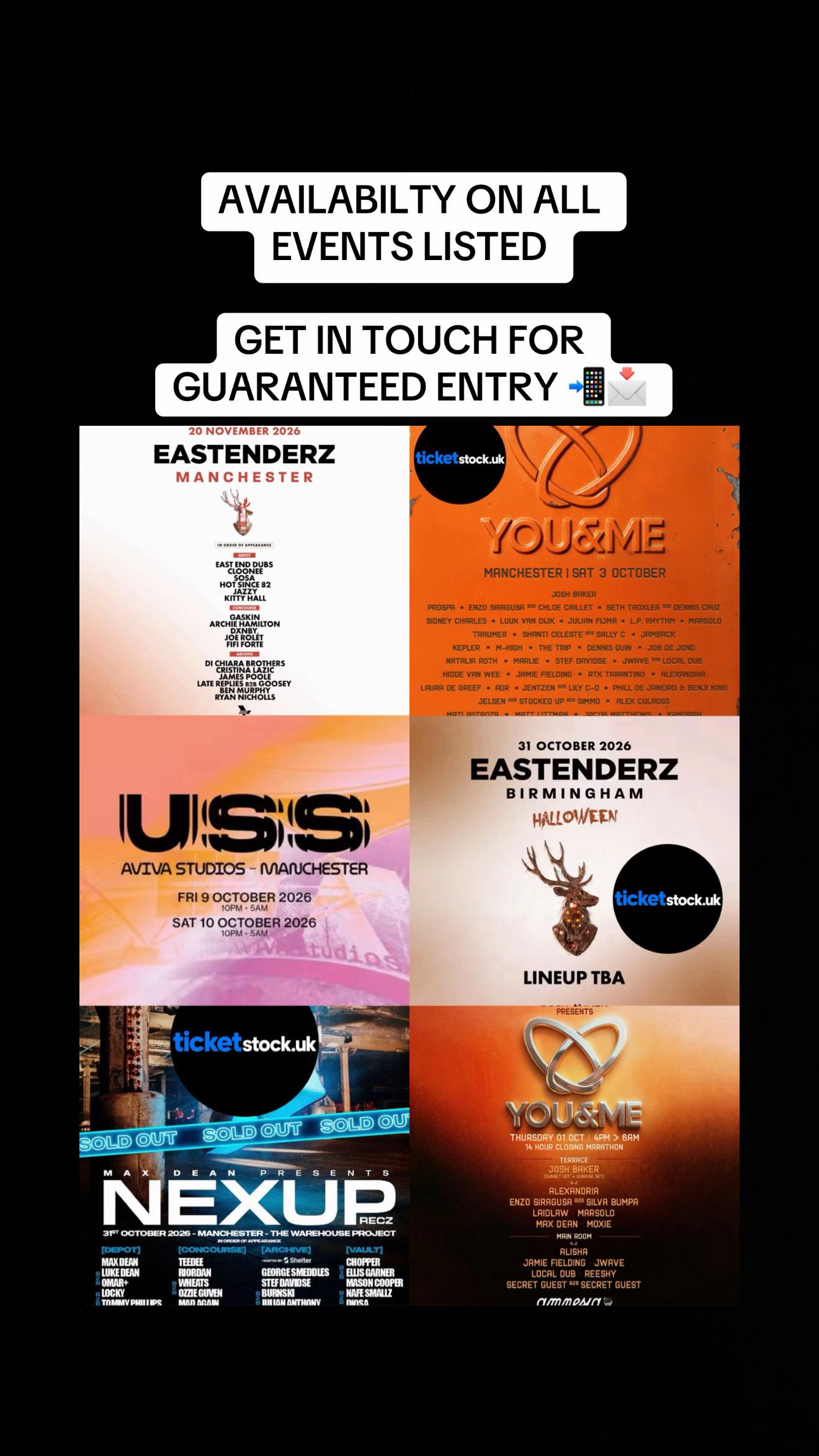 @Ticket Stock UK | Rave Tickets