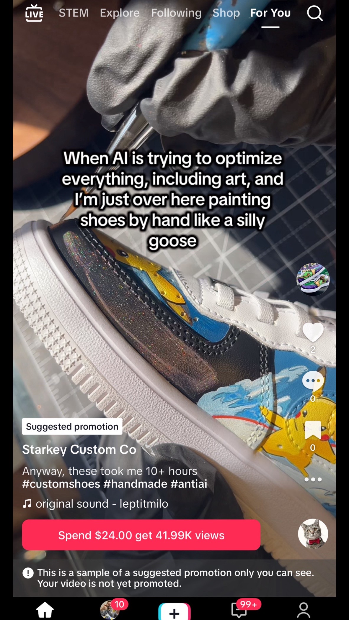@Starkey Custom Co 👟