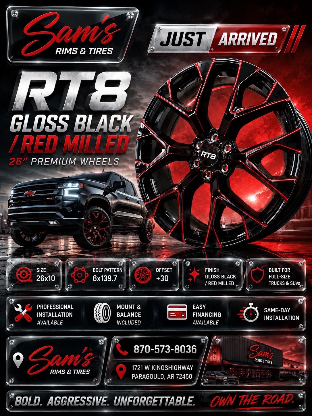 @Sam’s rims & tires