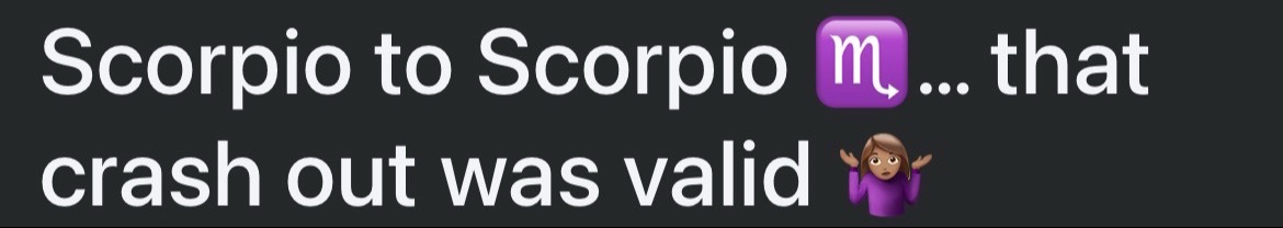 @The best of scorpios 🦂🦂❌