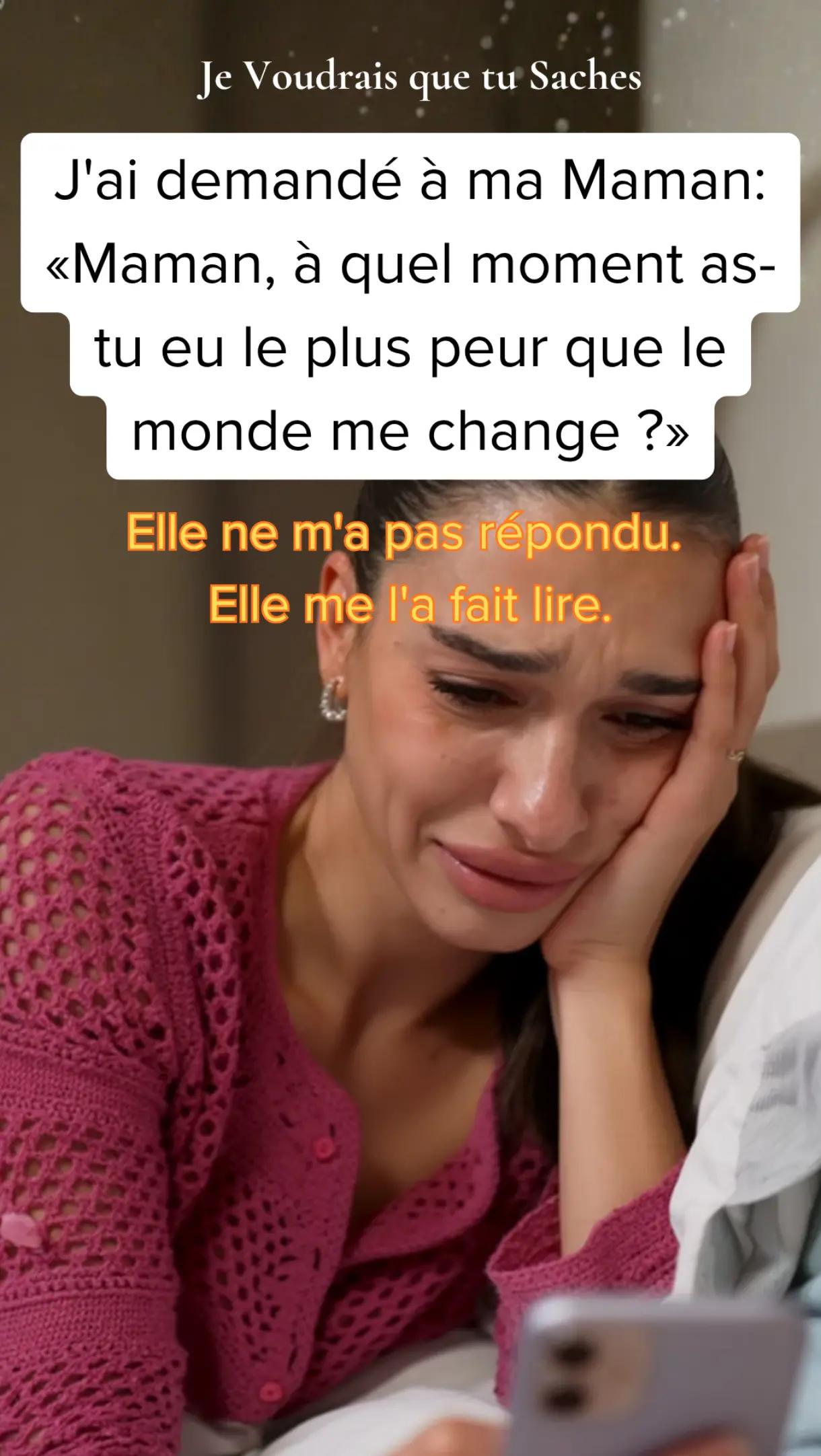 @Je Voudrais Que Tu Saches