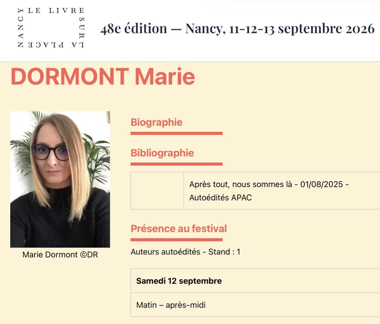 @Marie Dormont Autrice