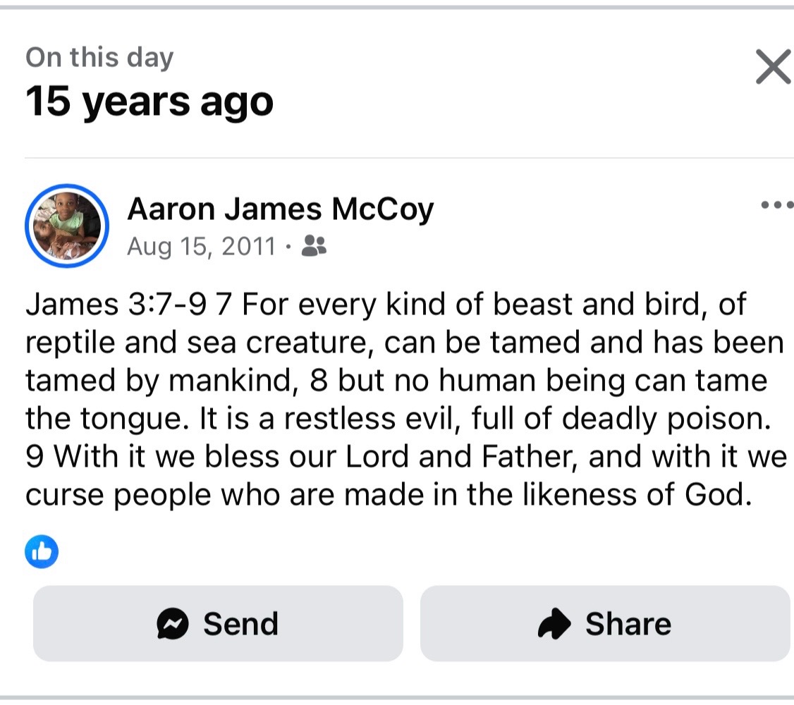 @Aaron James McCoy
