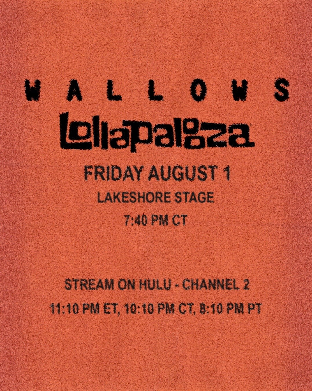 @Wallows Info