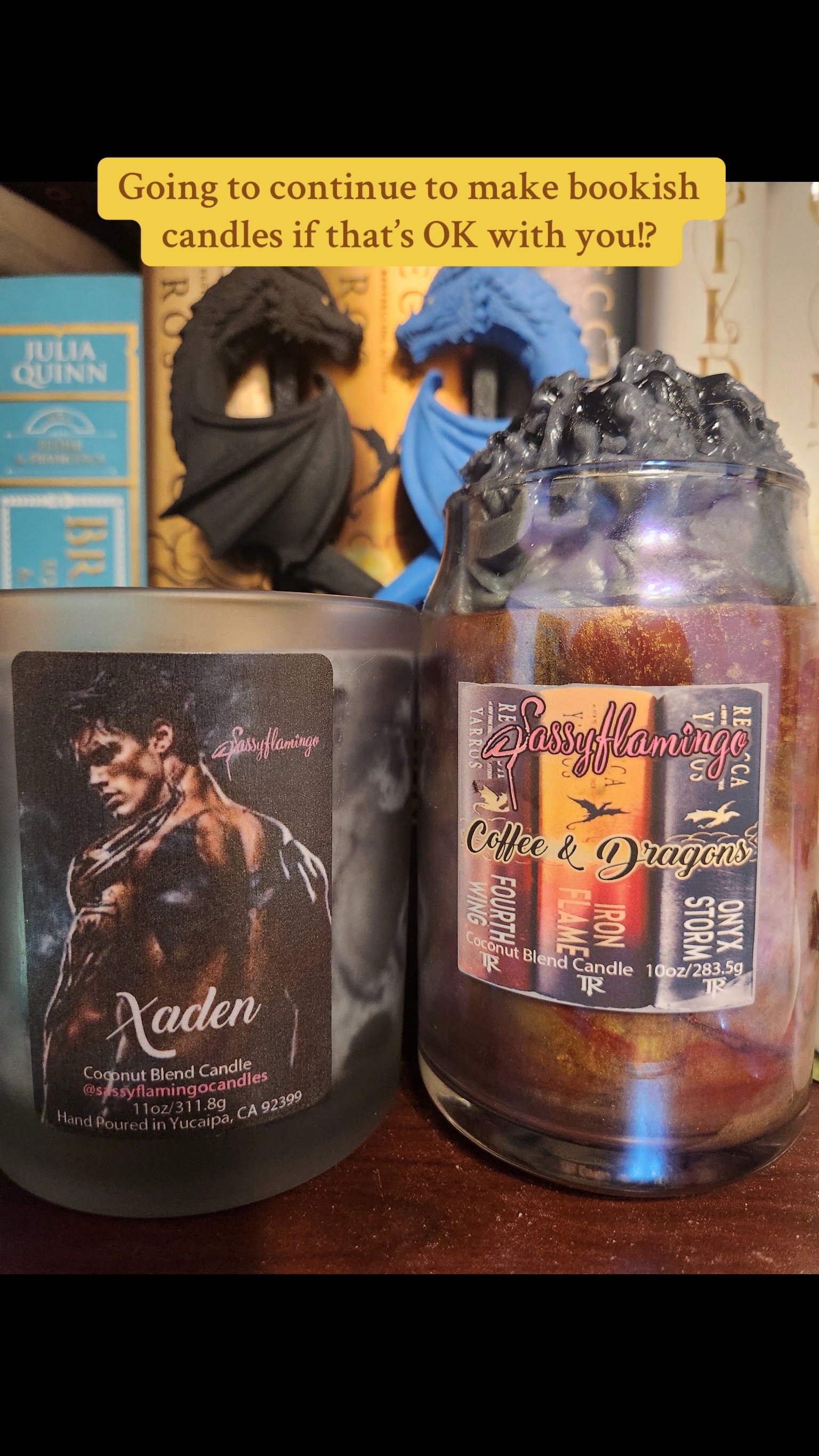 @Sassy Flamingo Candles