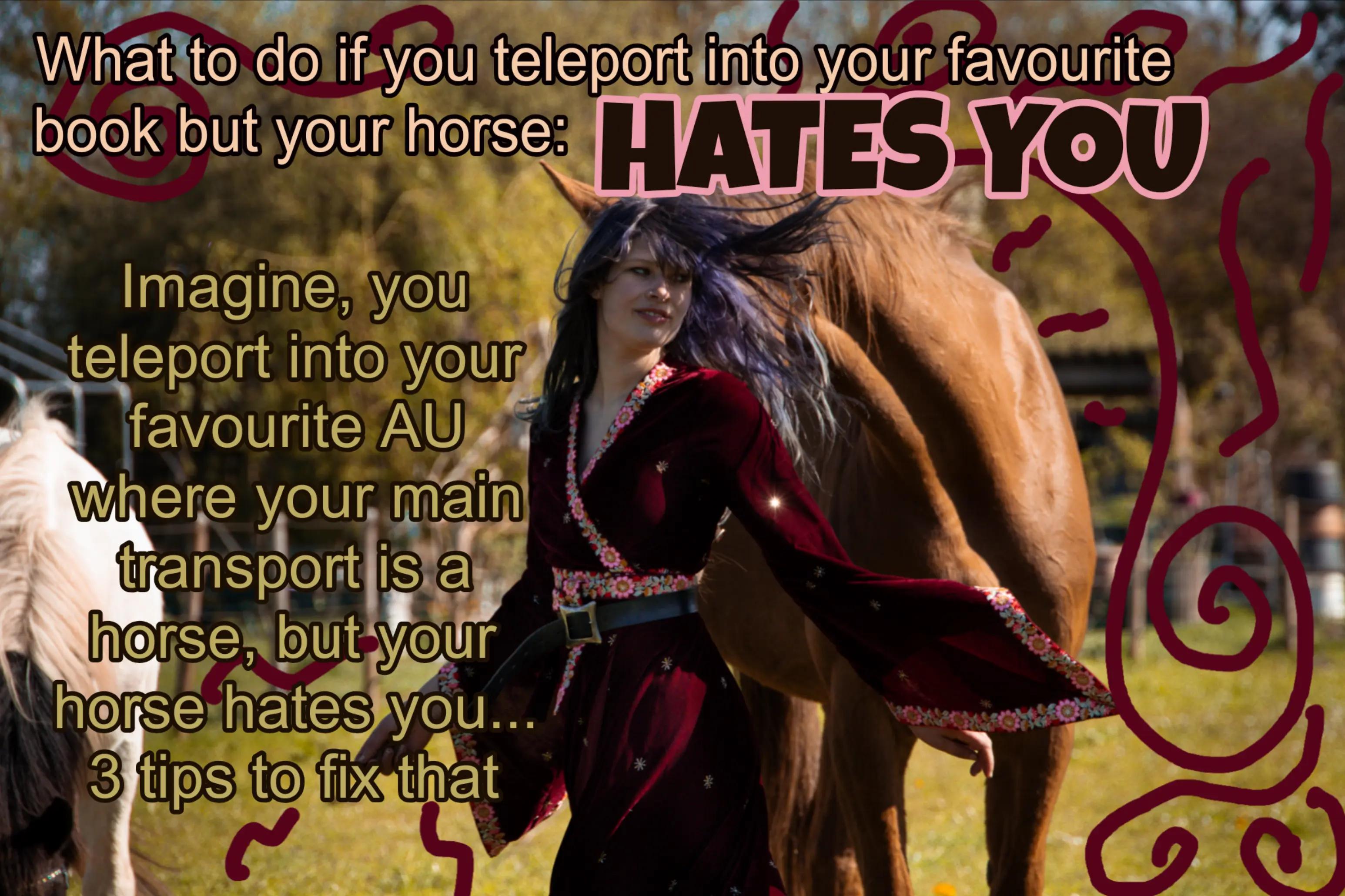 @Dino and horses