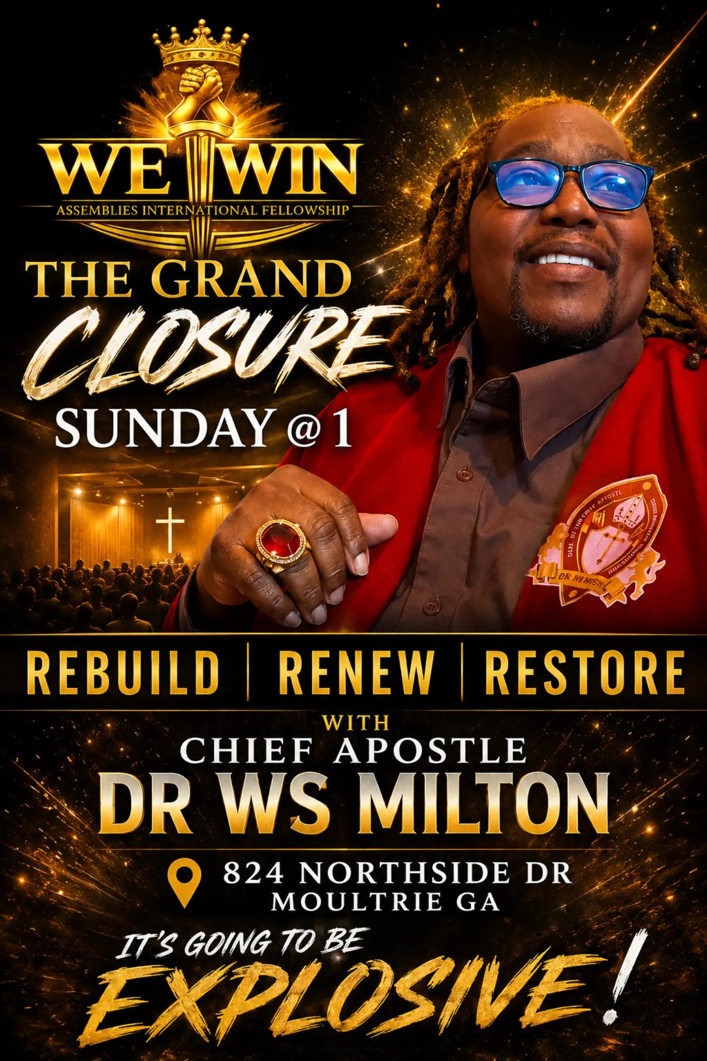 @Apostle W.S.Milton