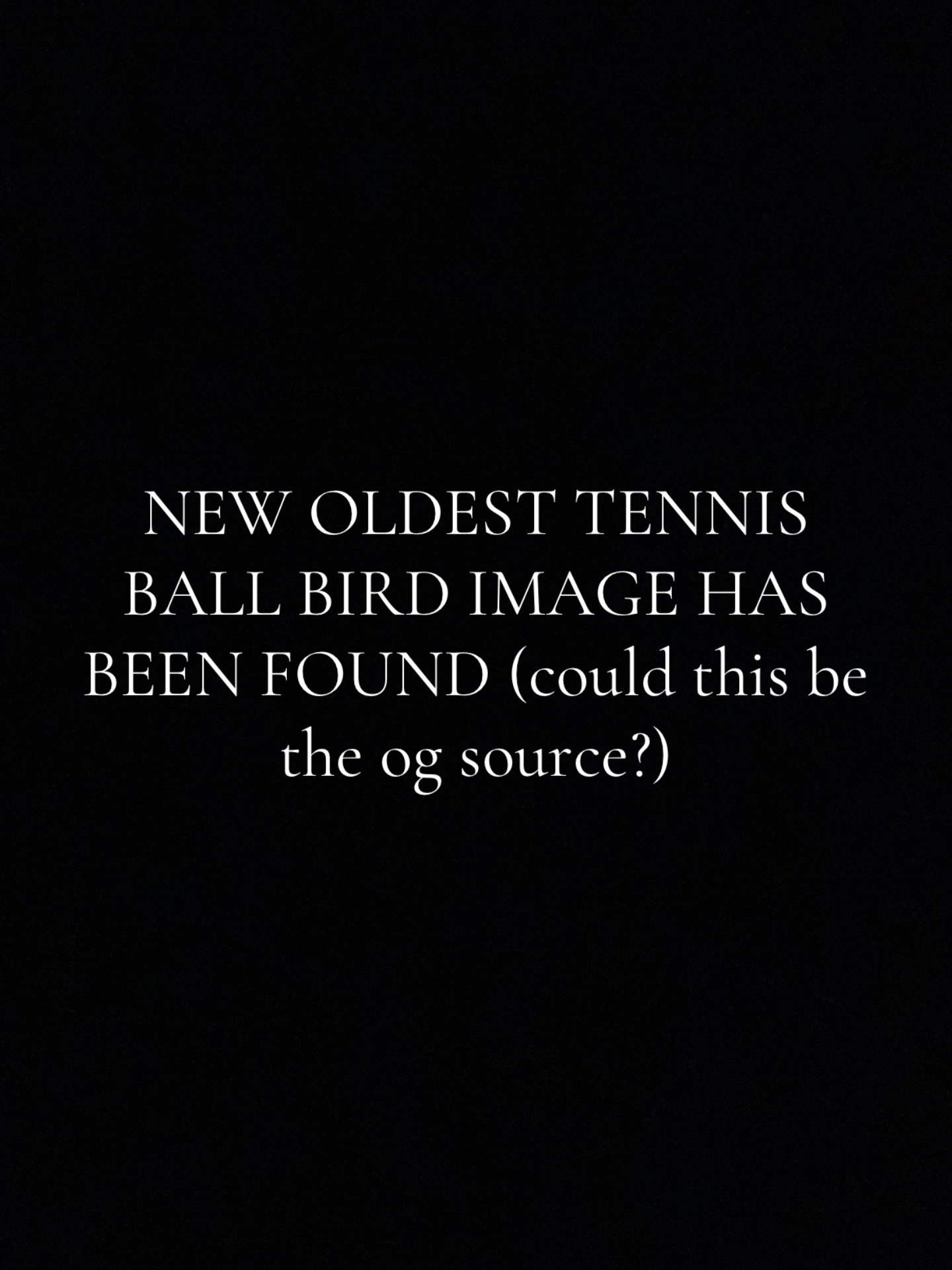 @tenis bal birb