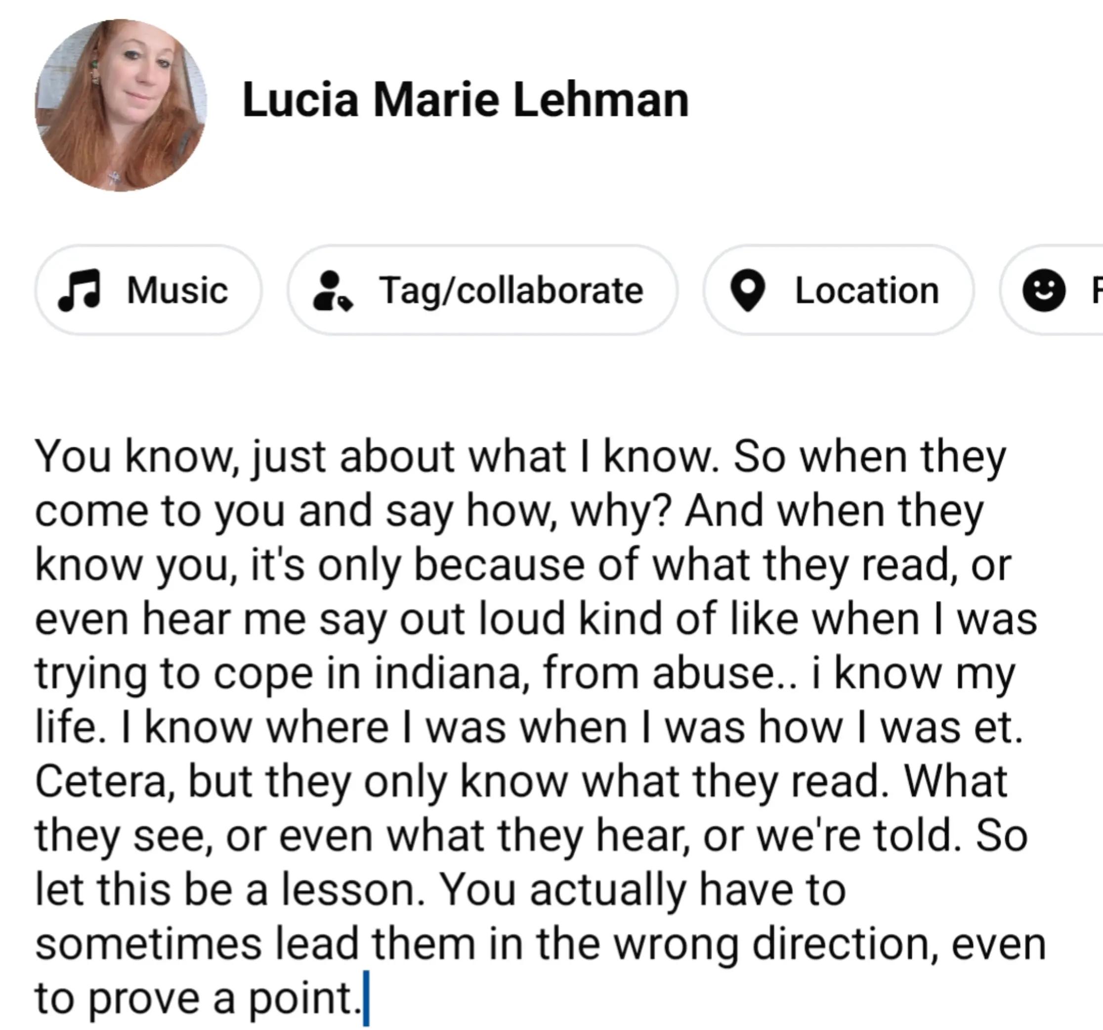 @Lucia-Lucy Marie Lehman
