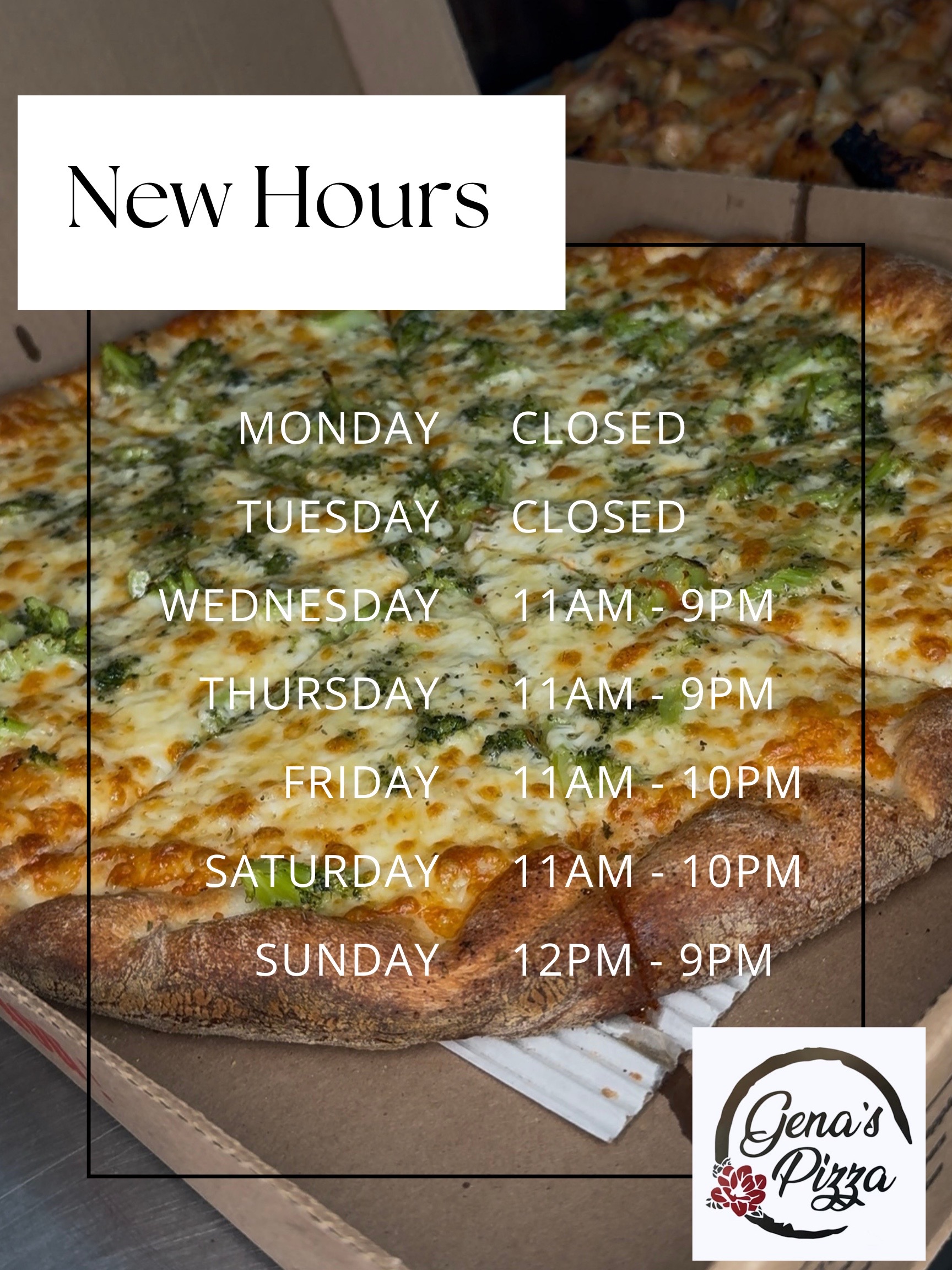 @Genas pizza!