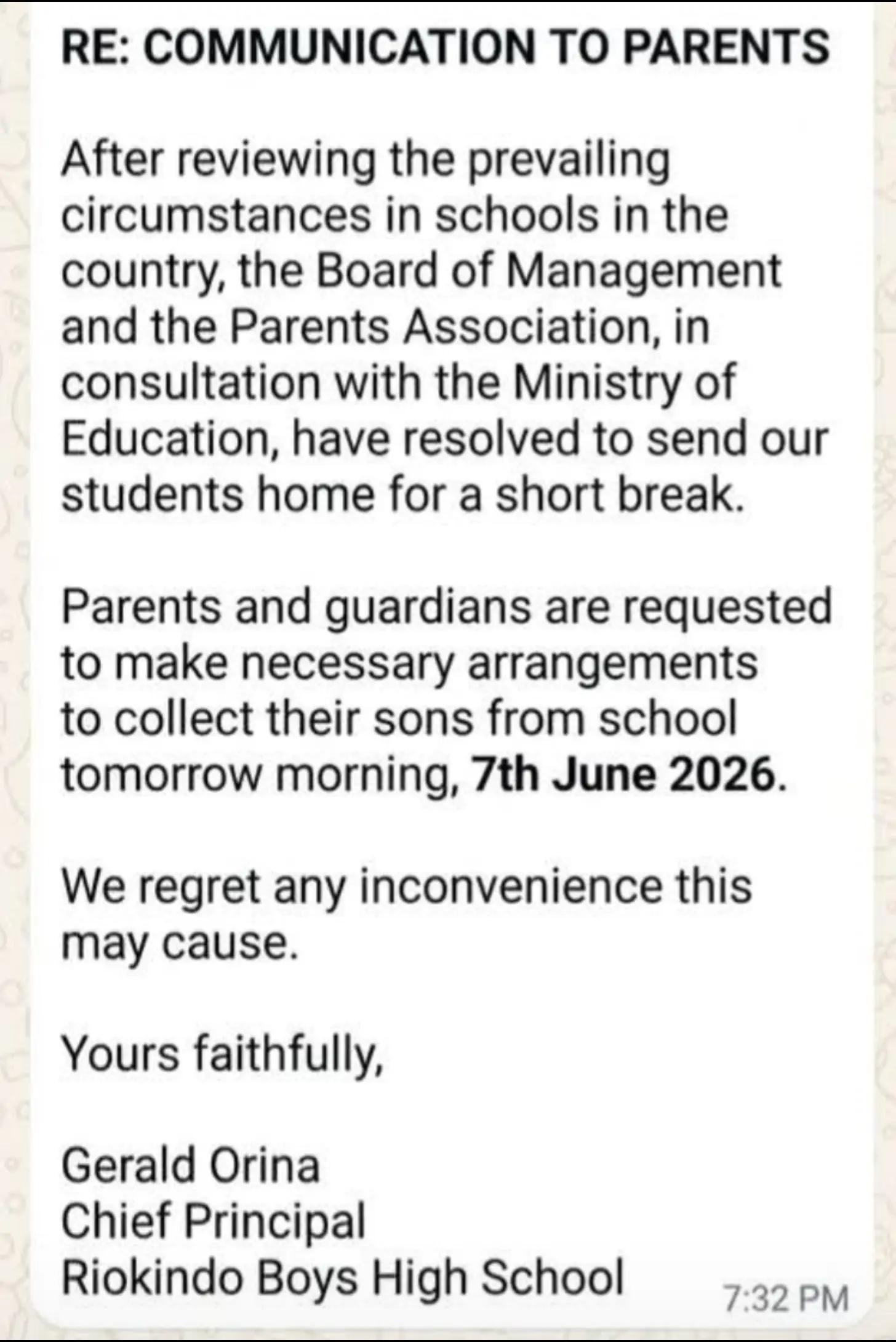 @Hon Bishop Marigwa -Kiongozi