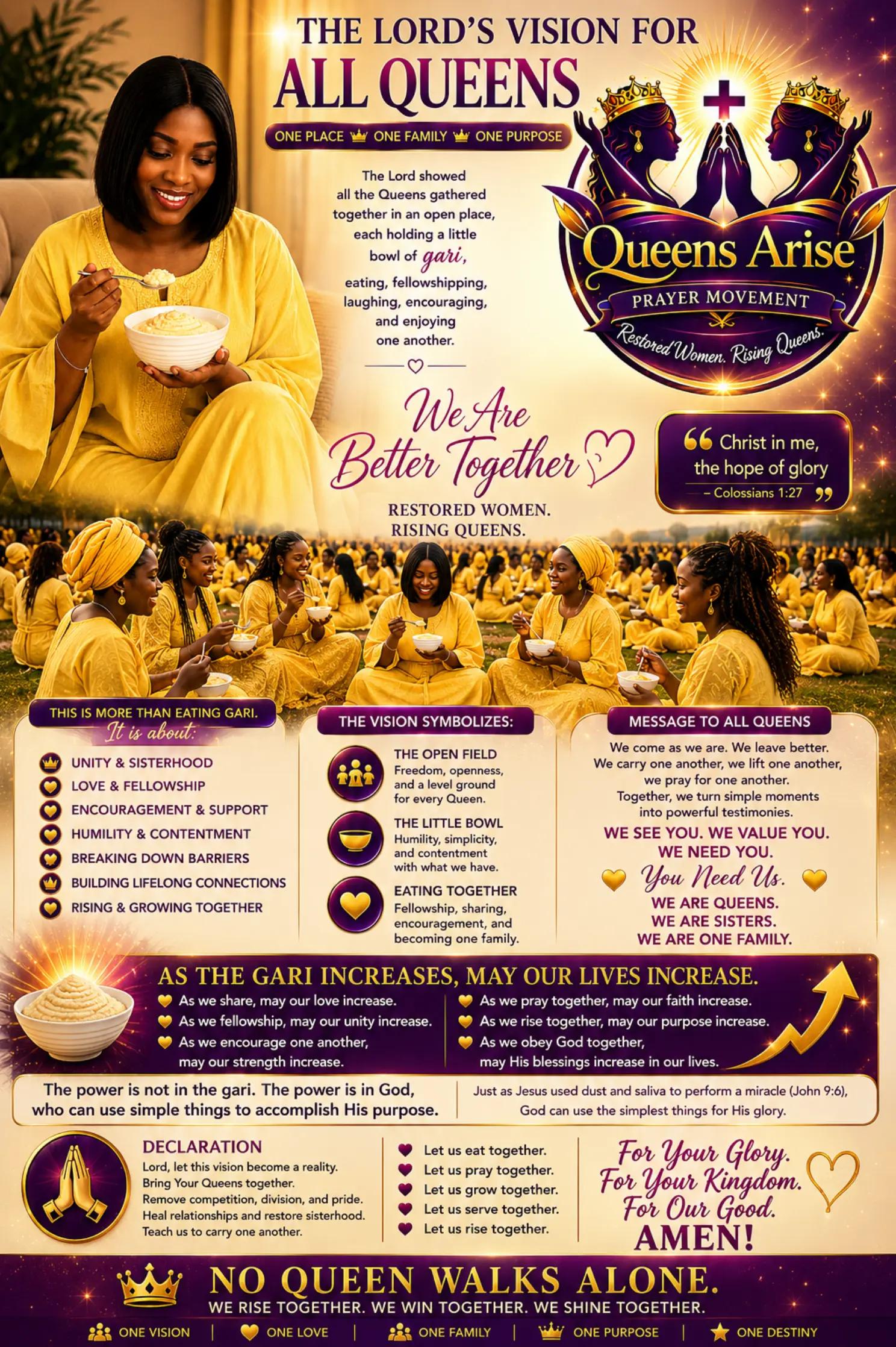 @Queens Arise Tina G