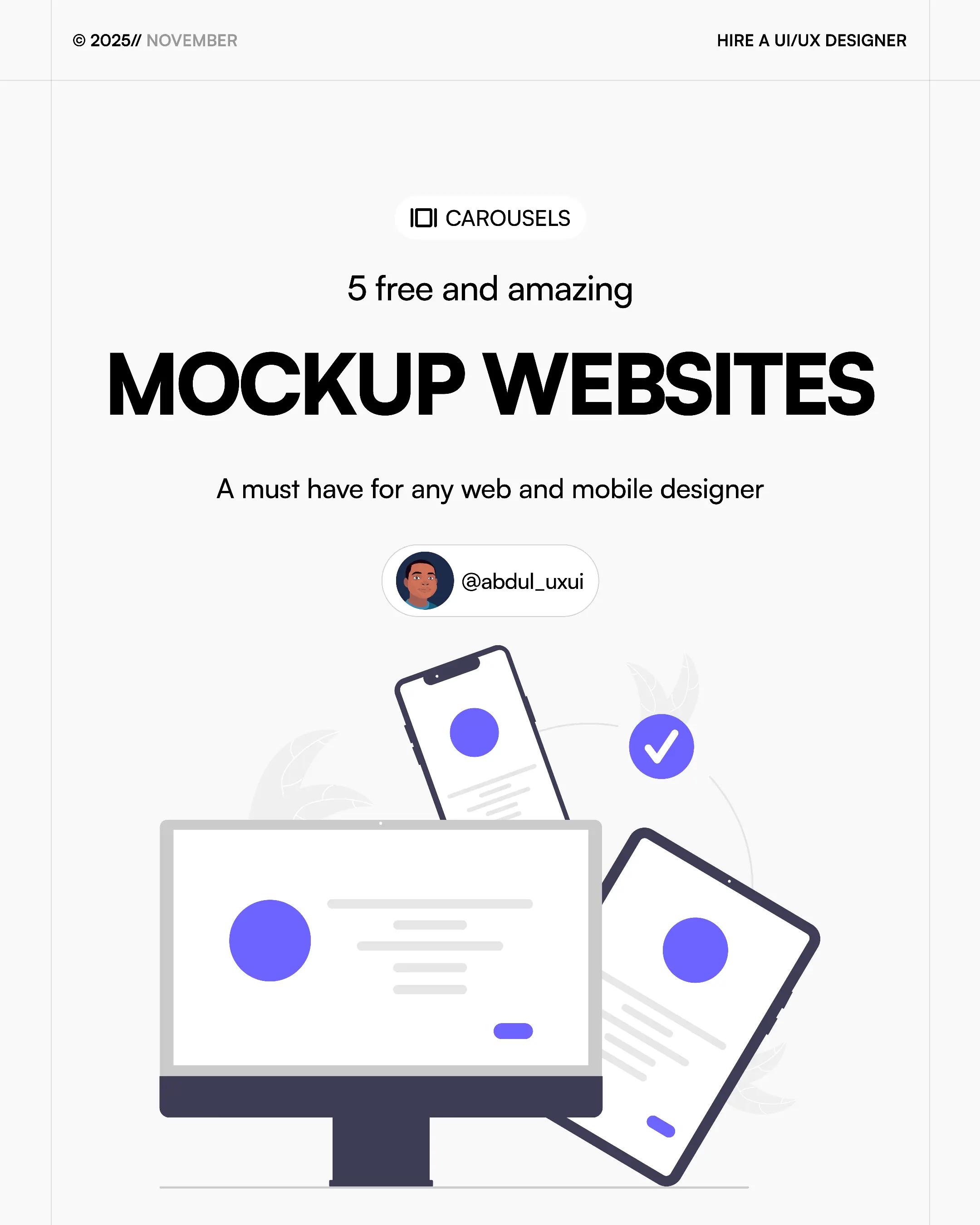 @Abdul &mdash; UI/UX Designer