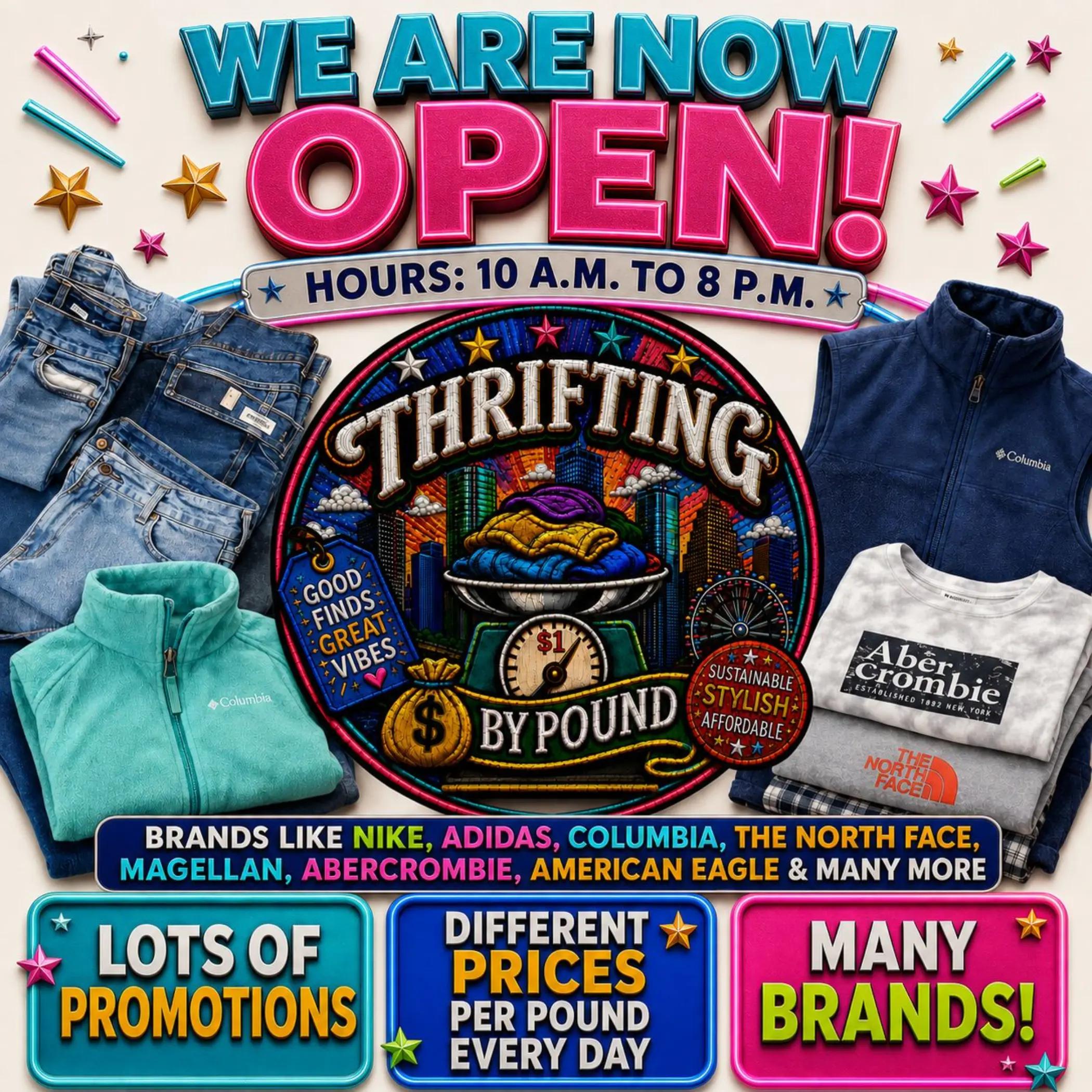 @Thrifting by pound htx