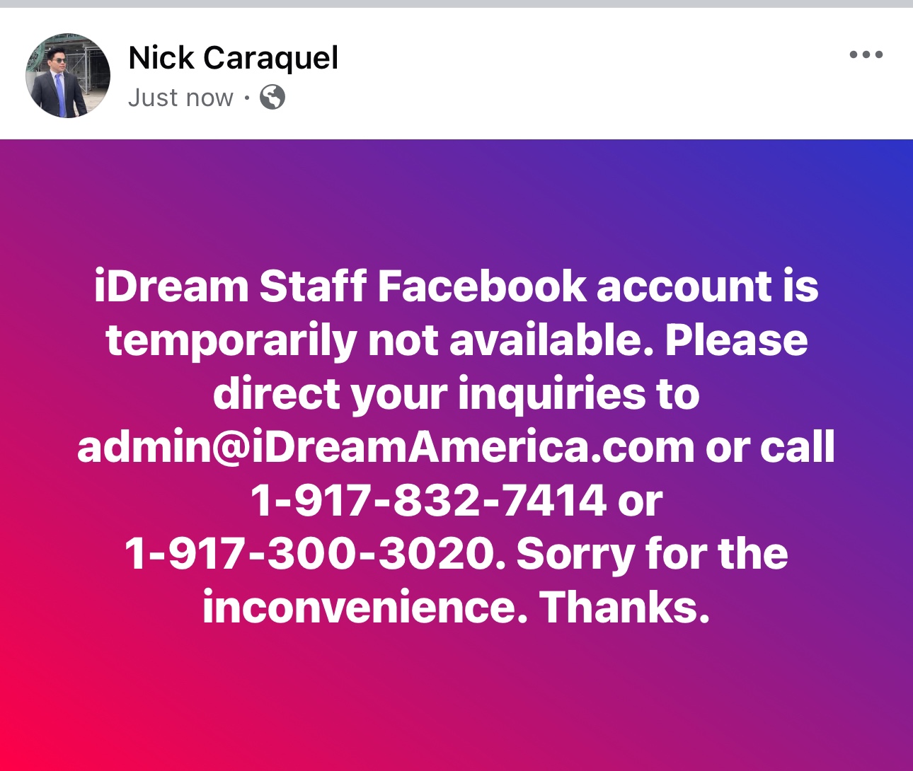 @Attorney Nick Caraquel