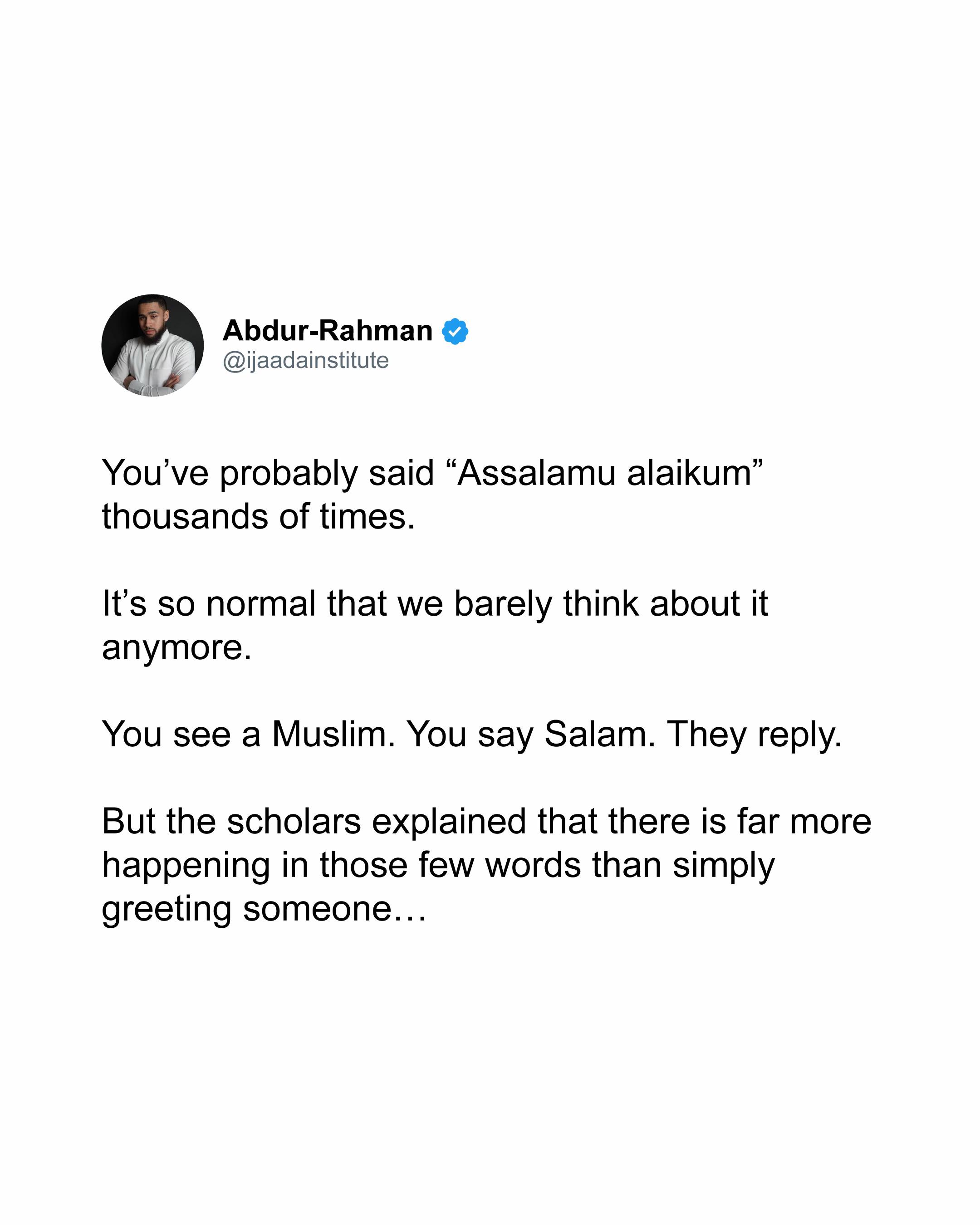 @Abdur Rahman - Arabic Teacher