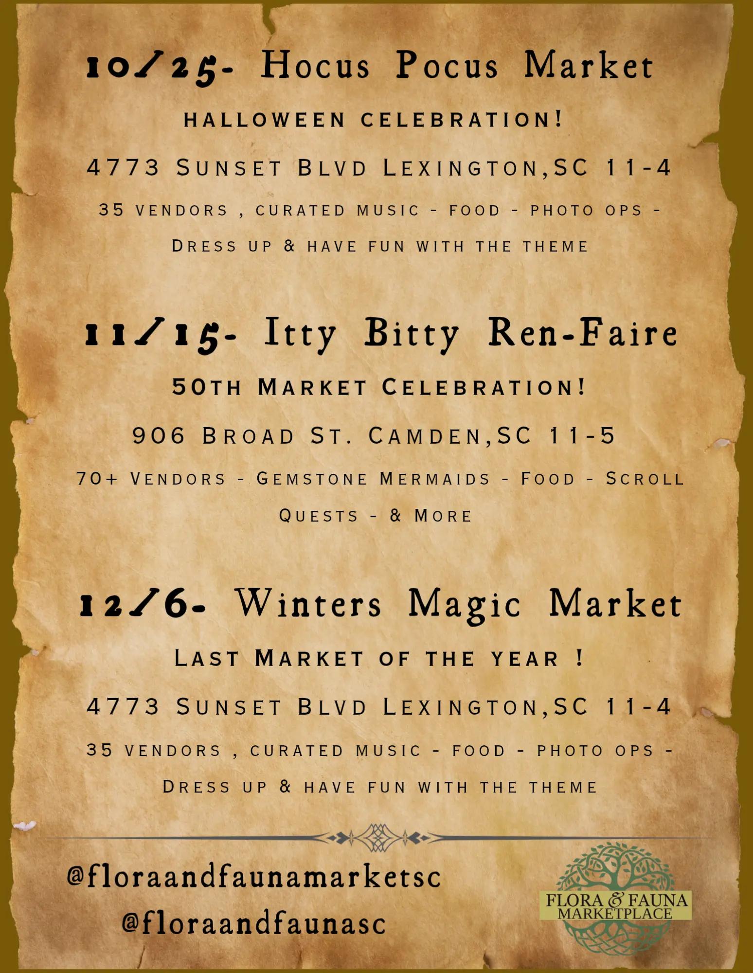 @Flora & Fauna Marketplace / SC