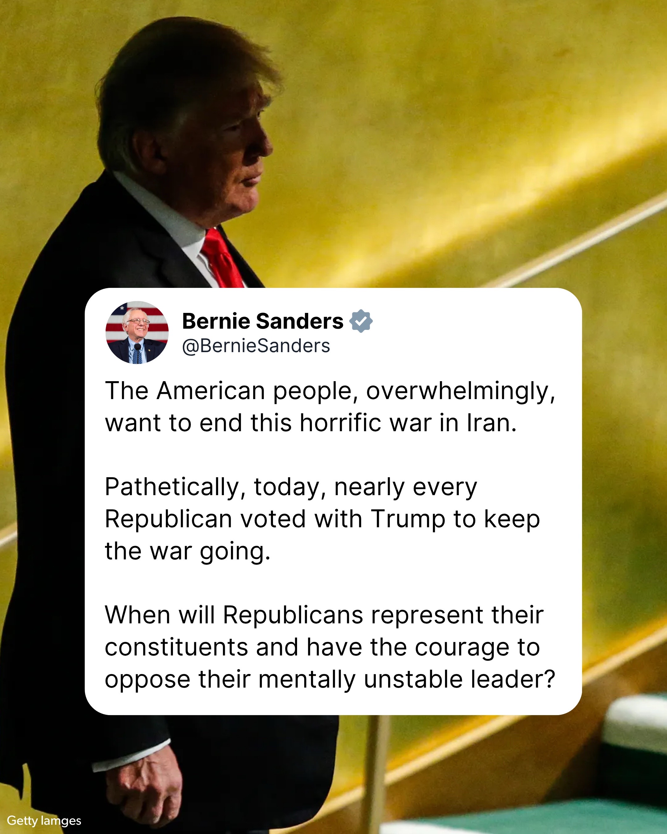 @Bernie Sanders