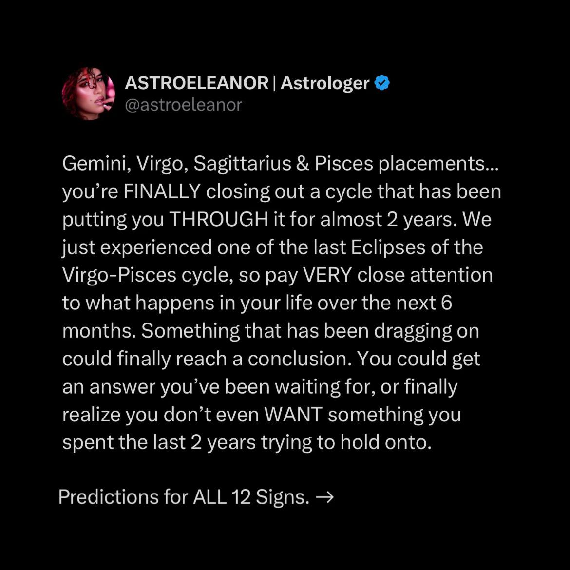 @ASTRO ELEANOR | Astrologer