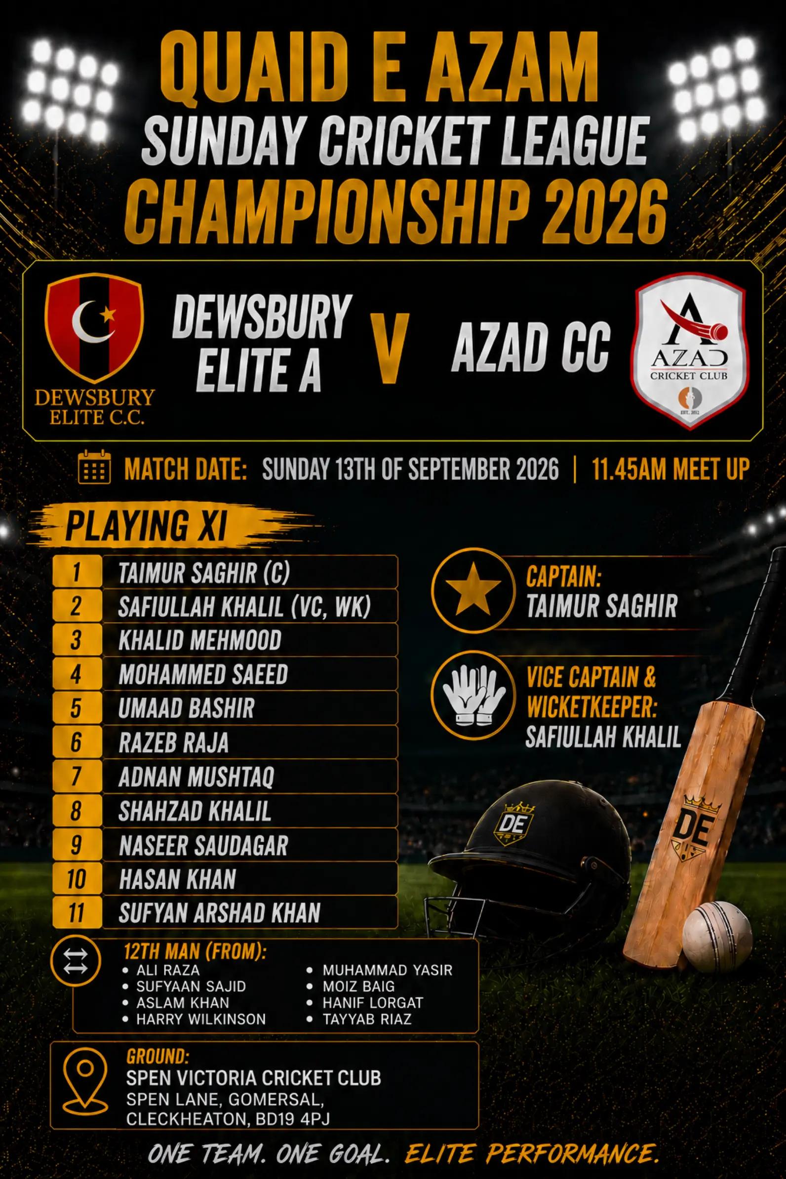 @Dewsbury Elite CC