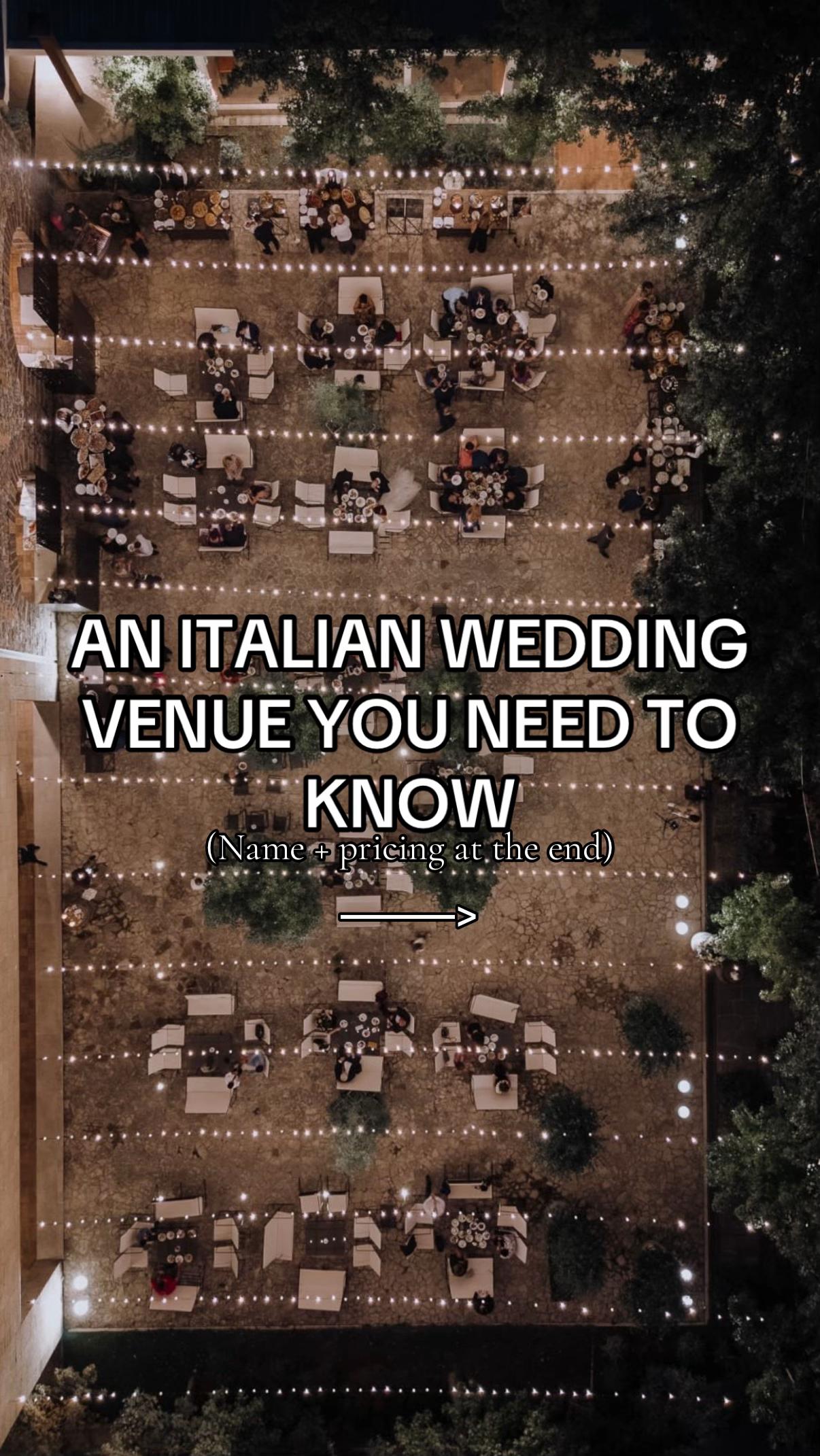 @La Lista: Italy Weddings 🇮🇹