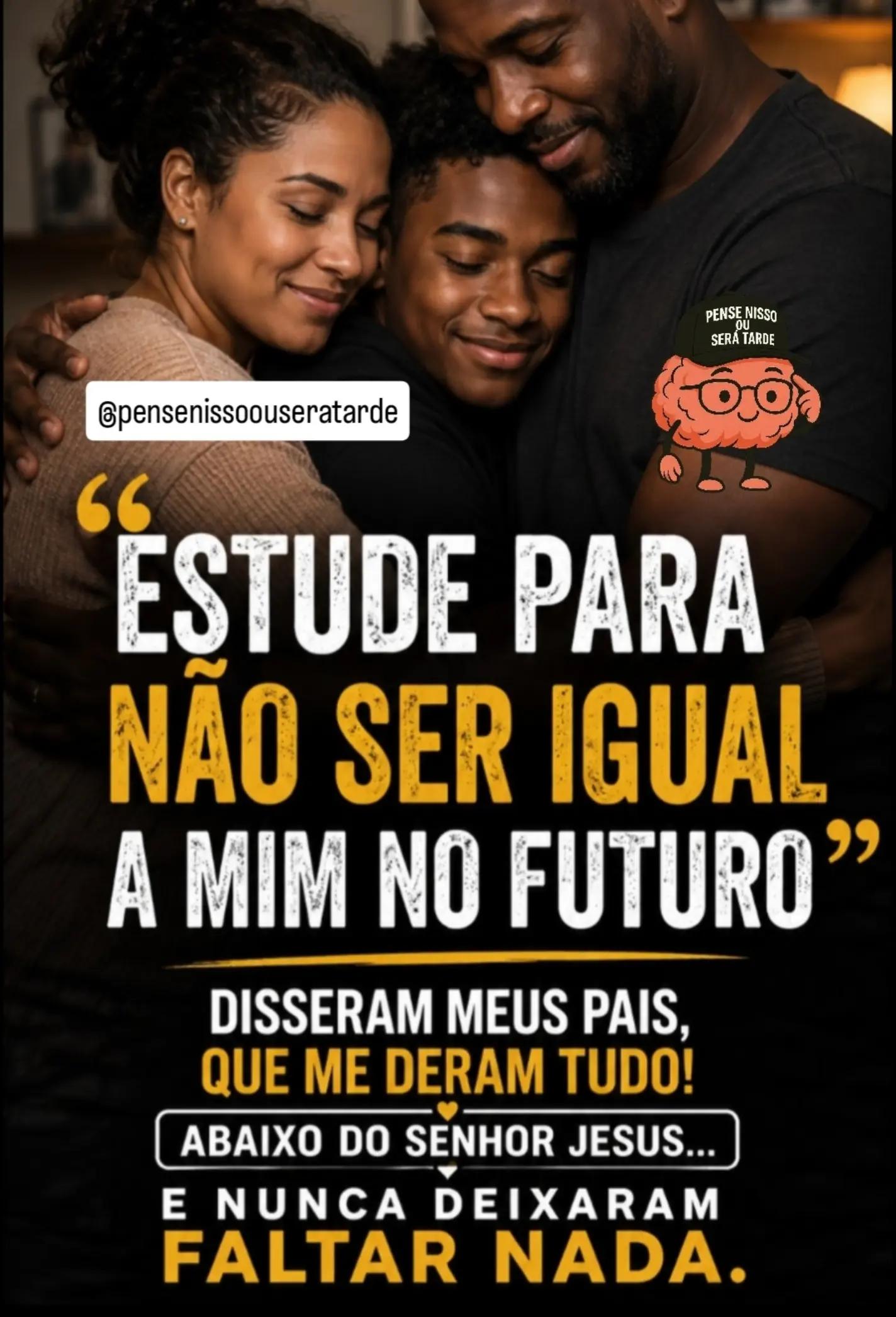 @Pense Nisso ou Ser&aacute; Tarde