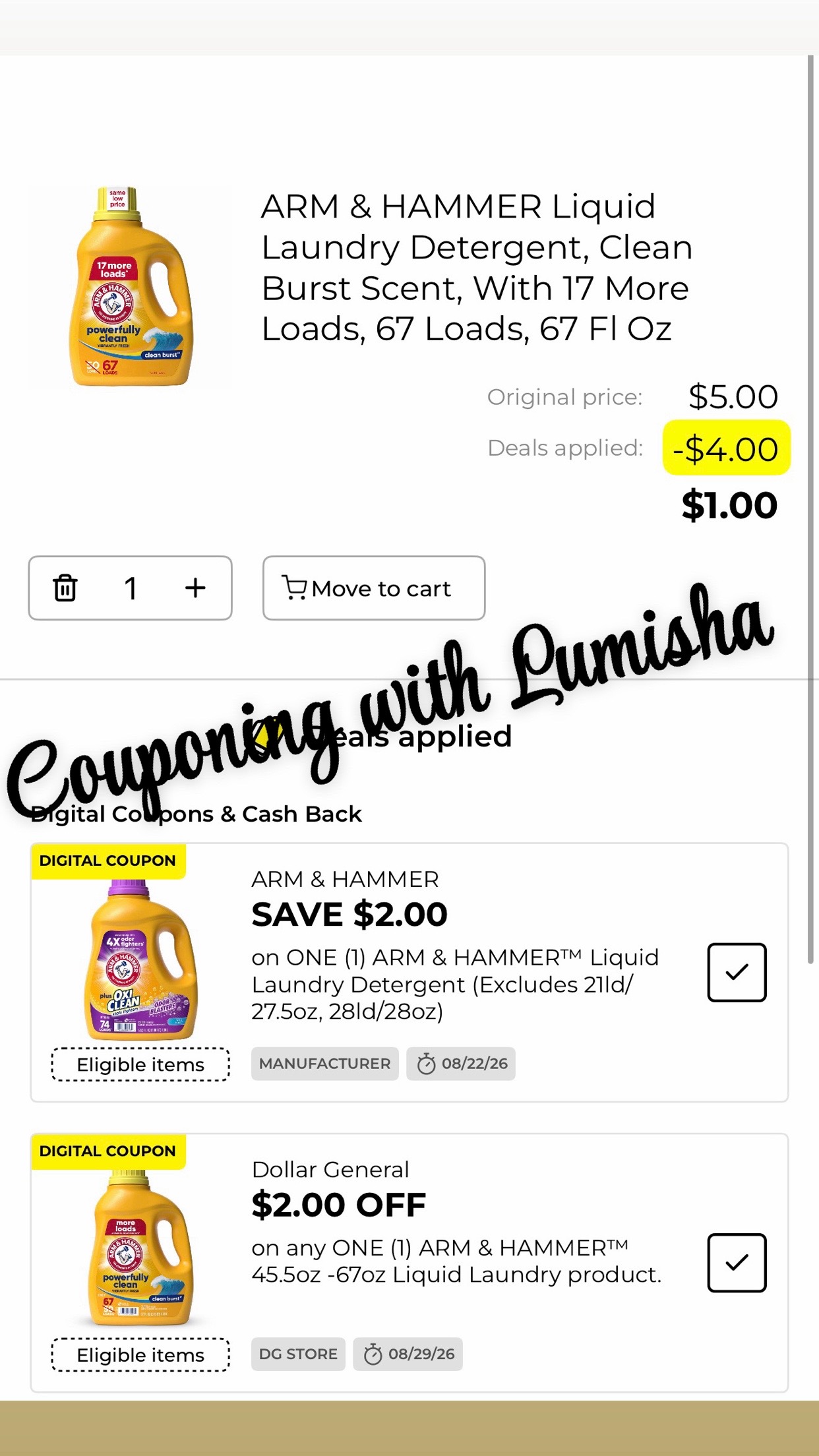 @Couponing with Lumisha