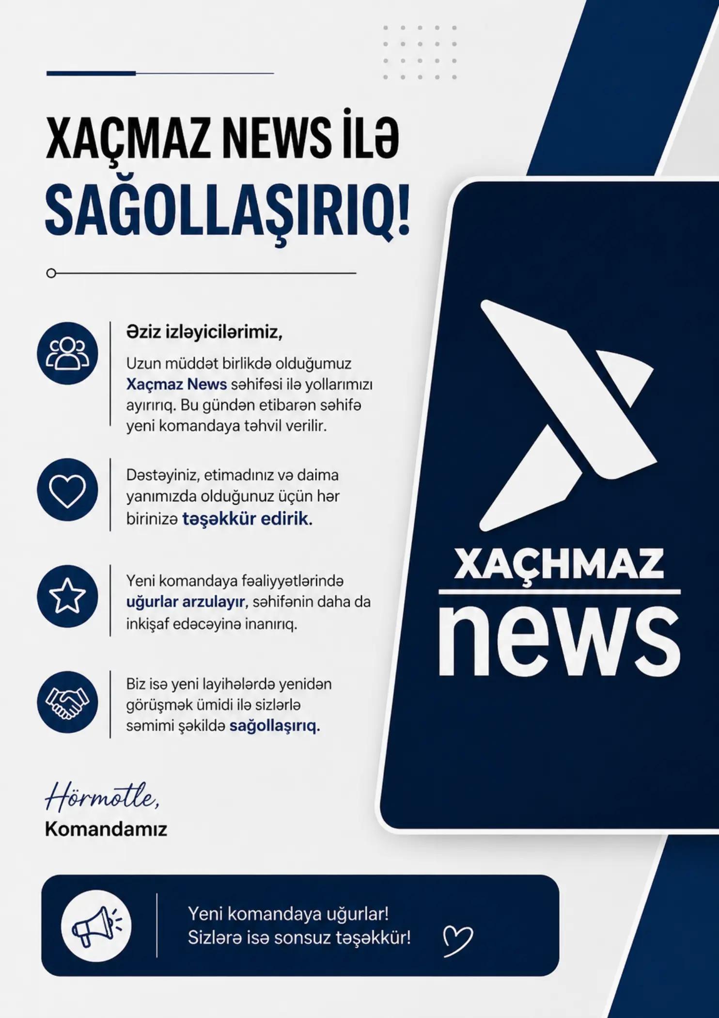 @Xa&ccedil;maz Xəbərləri 🌐