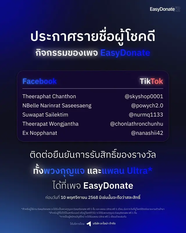 @EasyDonate