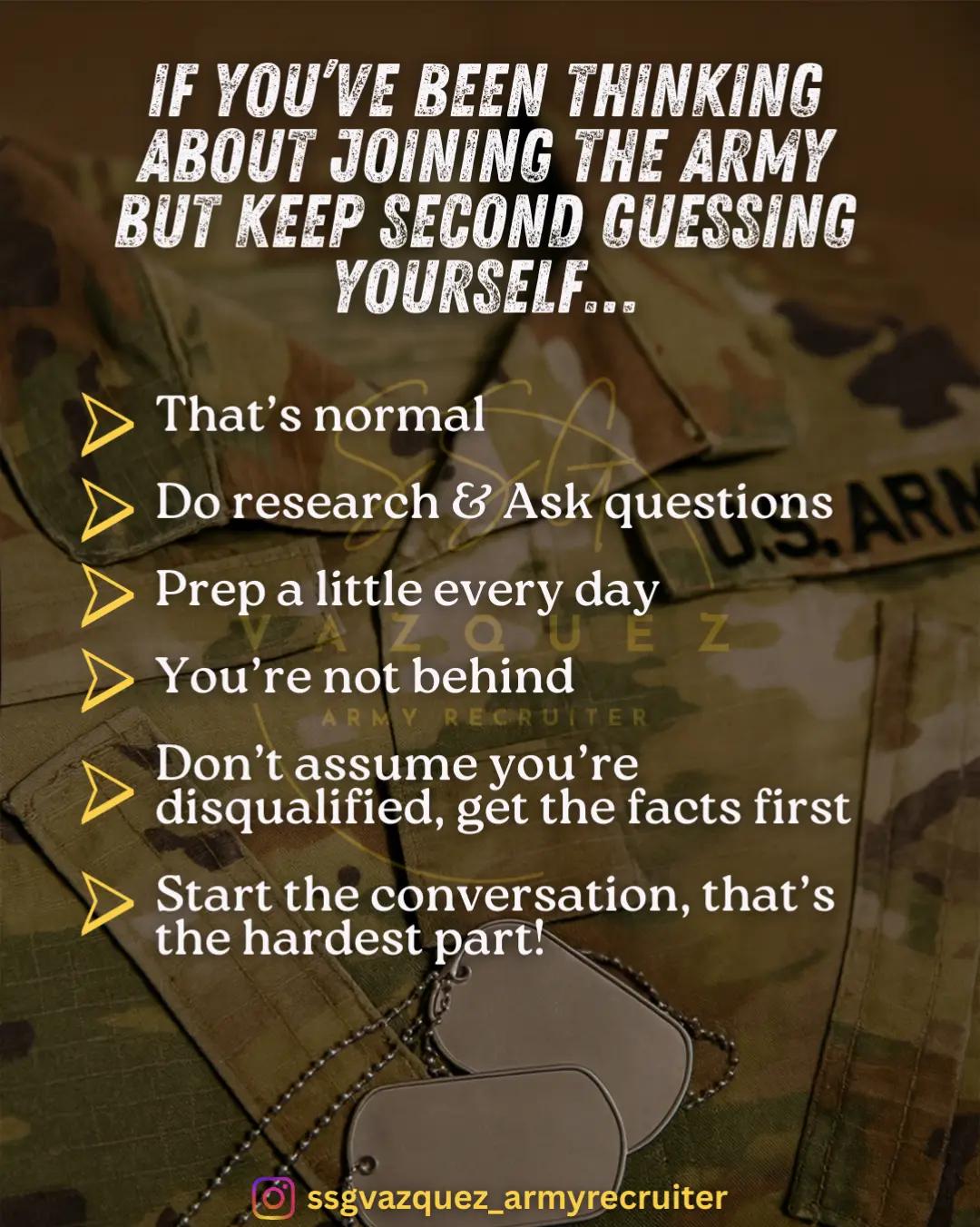 @SSGVazquez | Army Recruiter