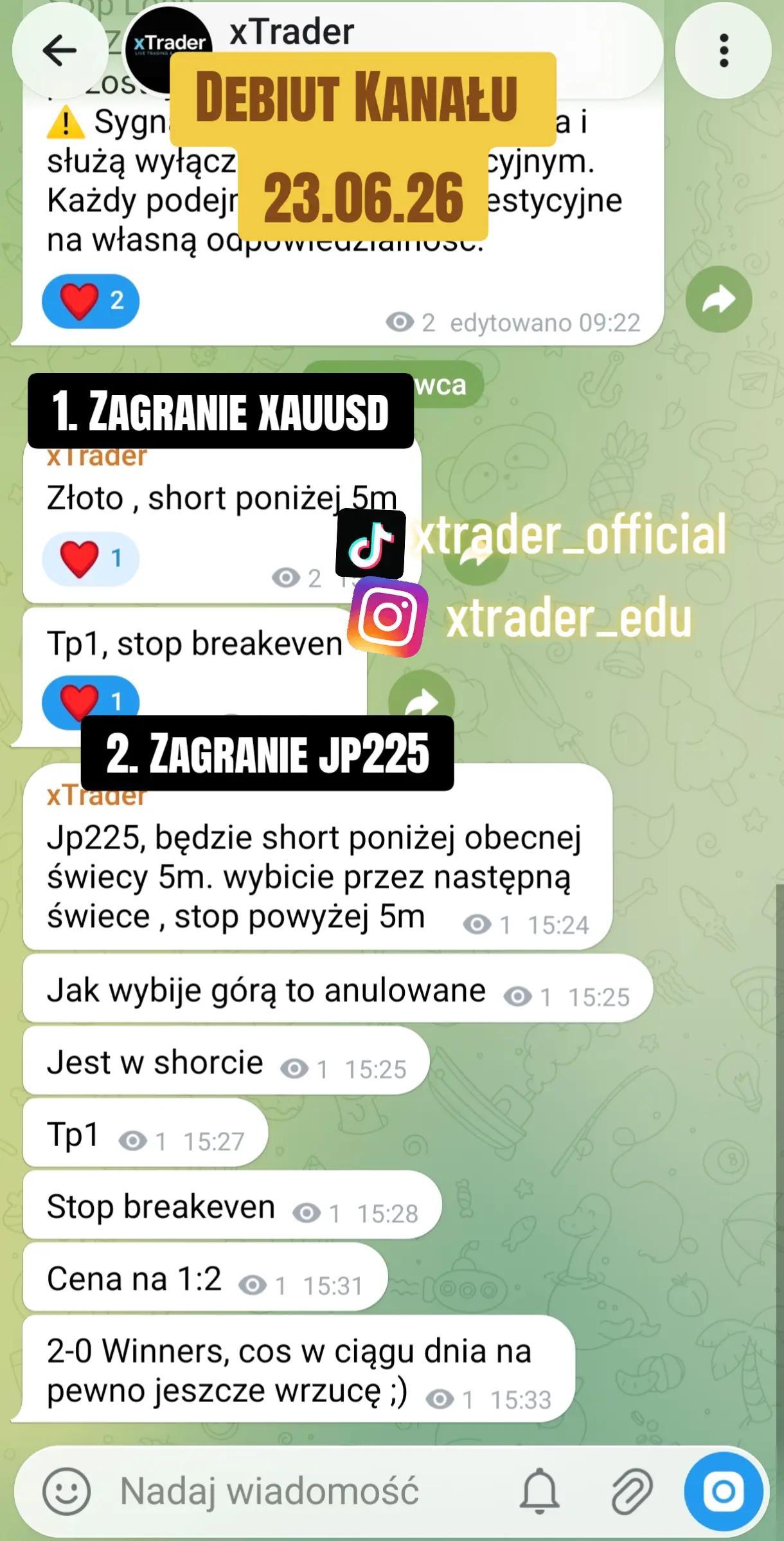 @xTrader+LiveTrading+Strategie
