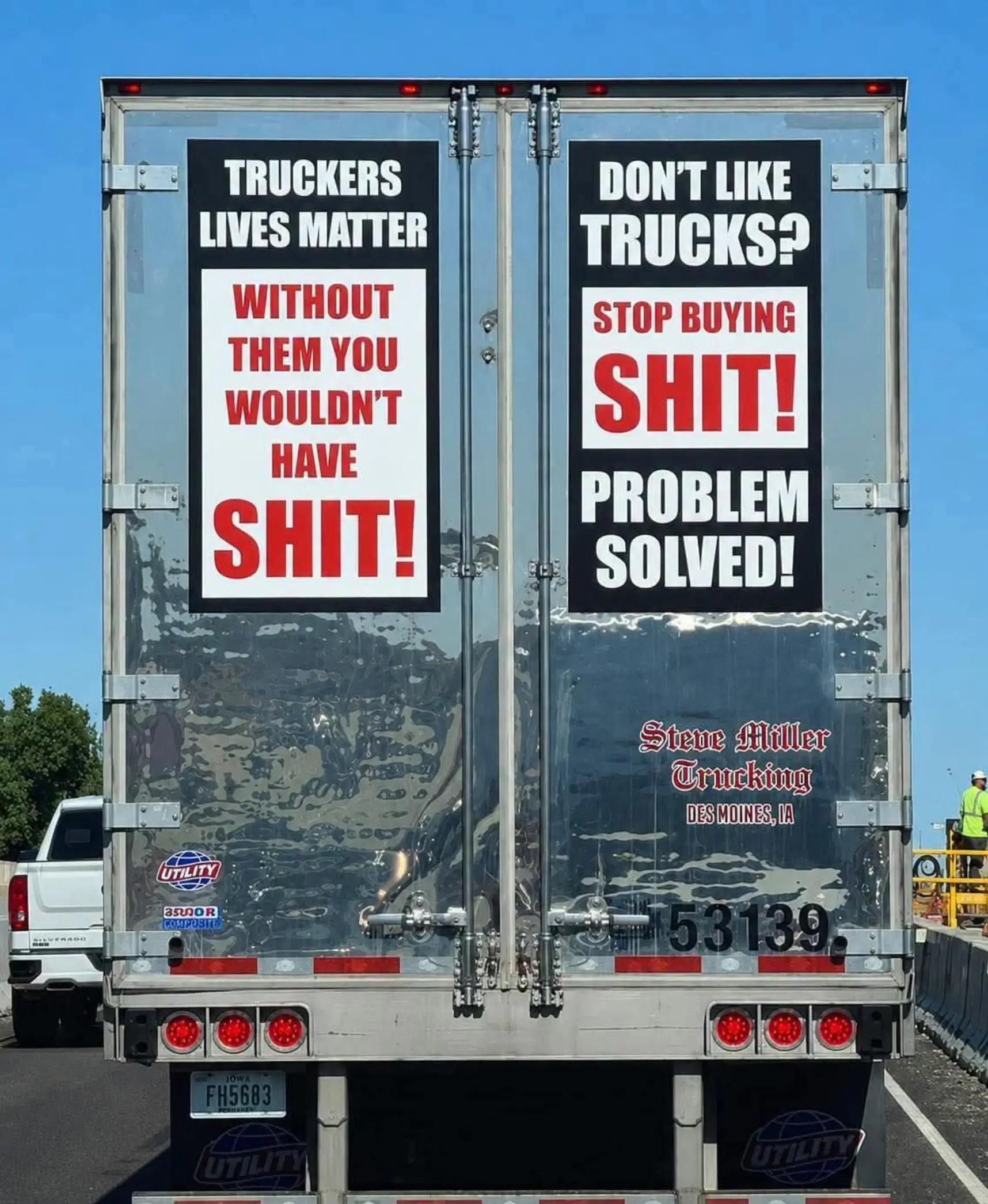 @Miss Pinky the truck driver