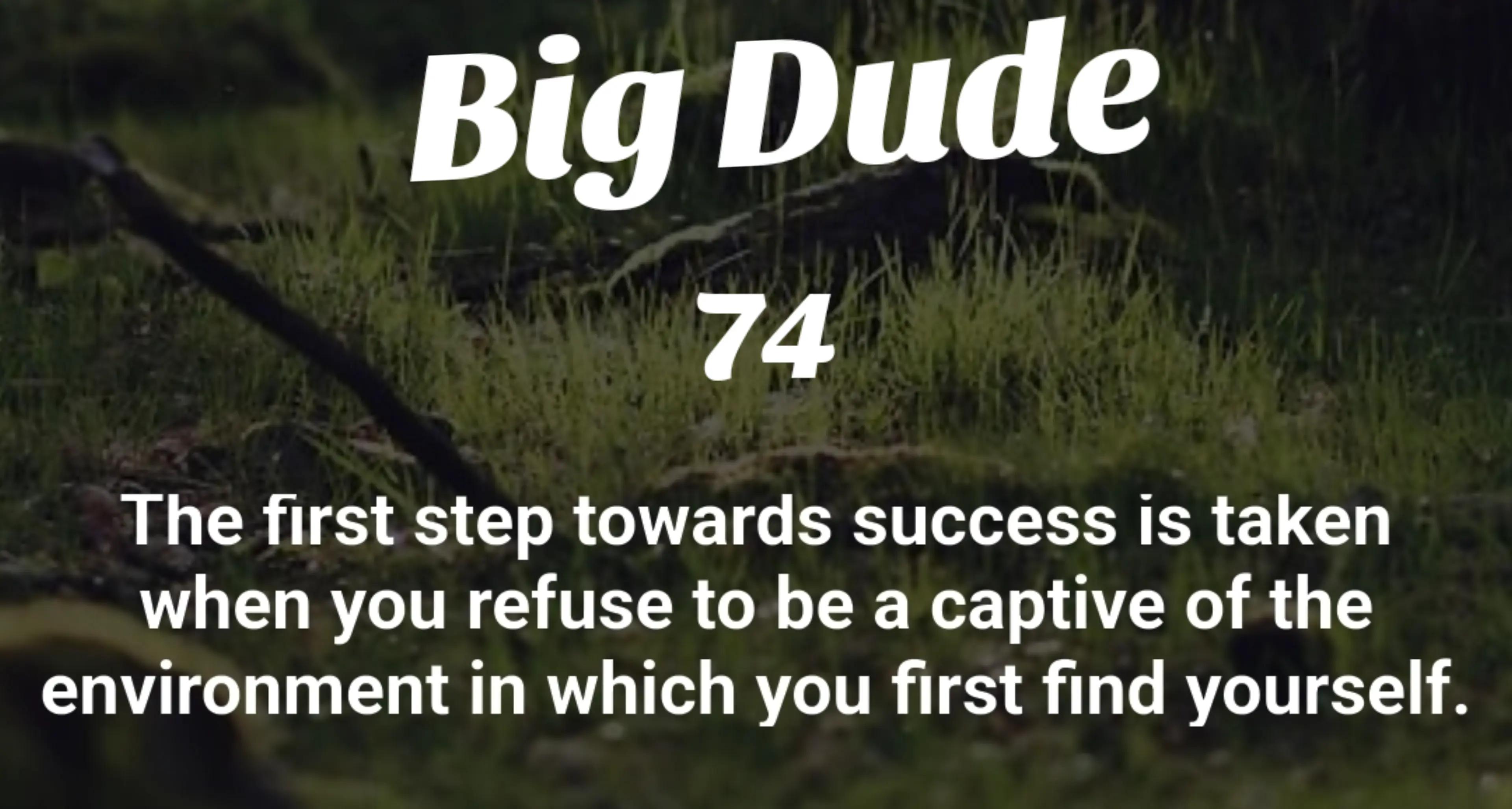 @Big Dude