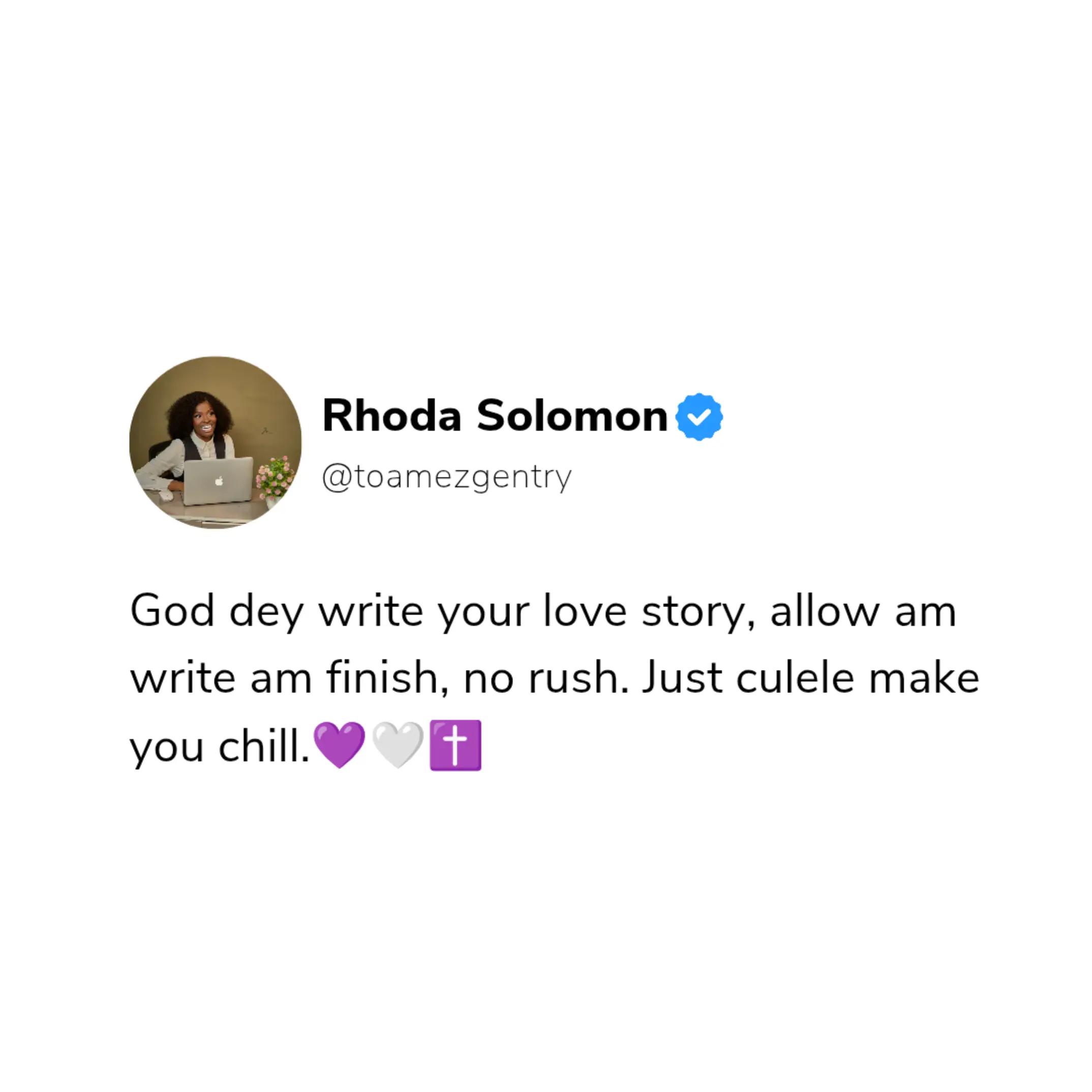 @Rhoda S✝️😇🤎