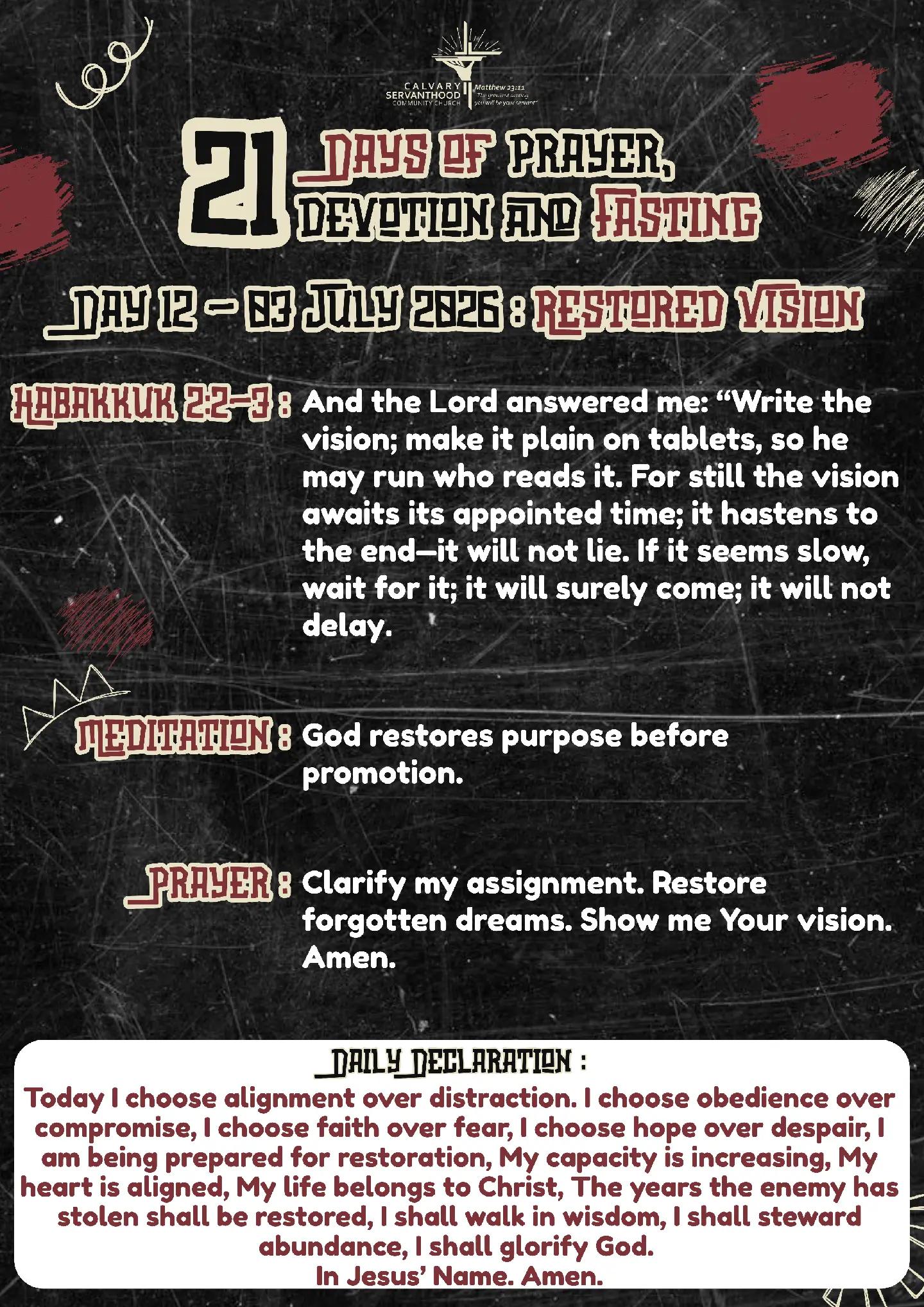 @CalvaryservanthoodCC