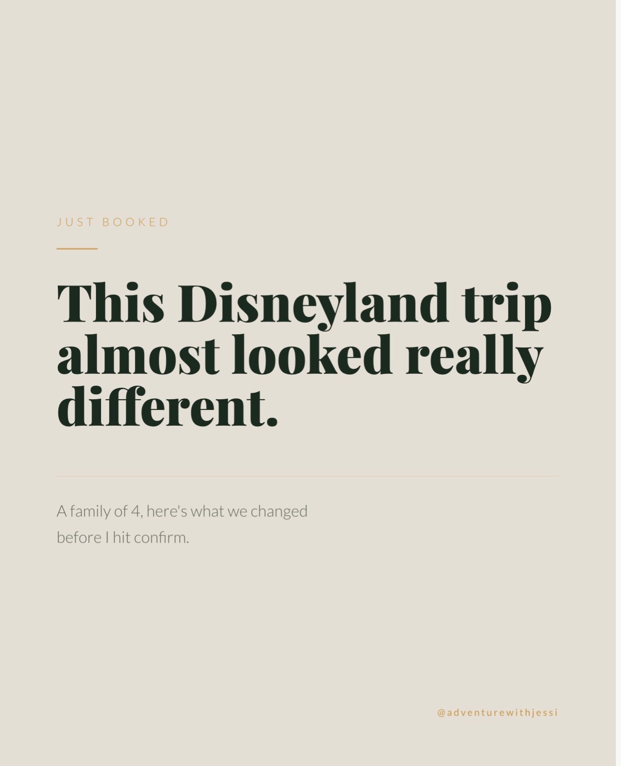 @Jessi | Family Travel Advisor