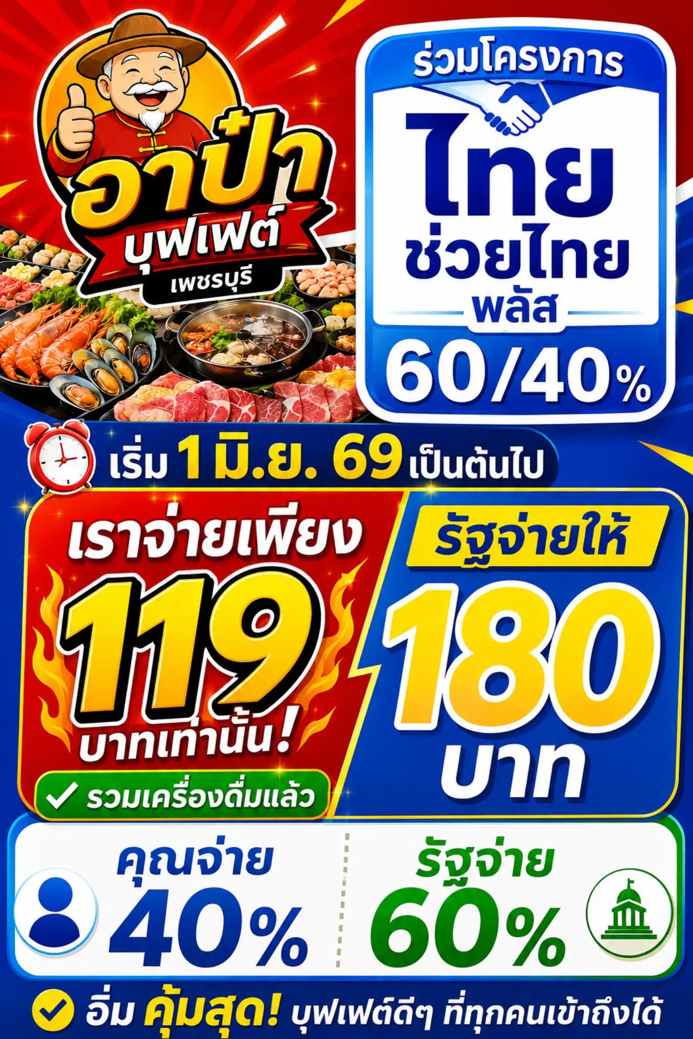 @อาป๋าบุฟเฟต์หมูกระทะ