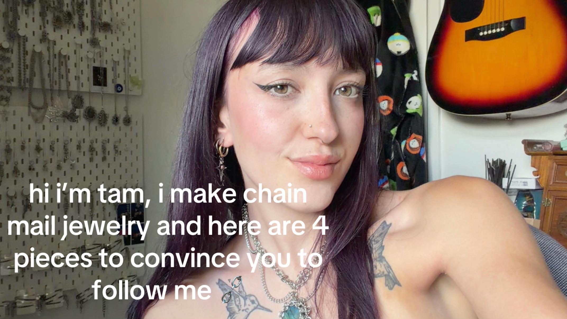 @tam⛓️&zwj;💥 chain maille jewelry