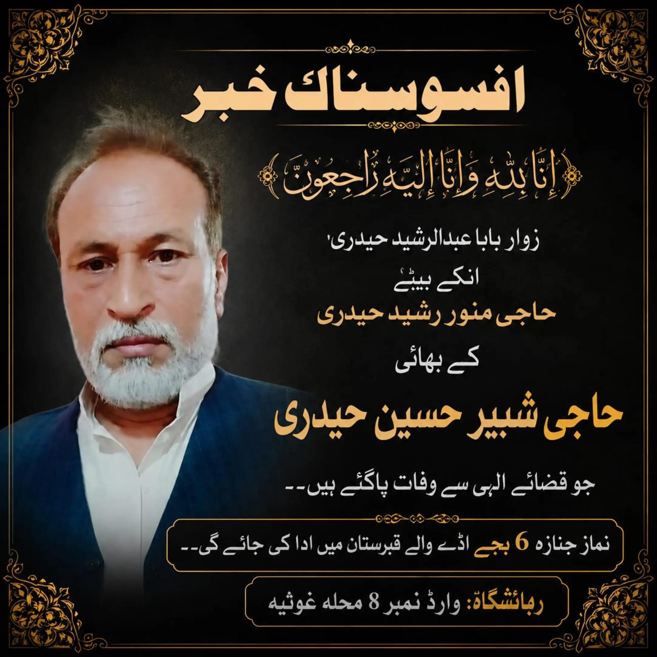 @Mian Shafiq Nawaz Toor