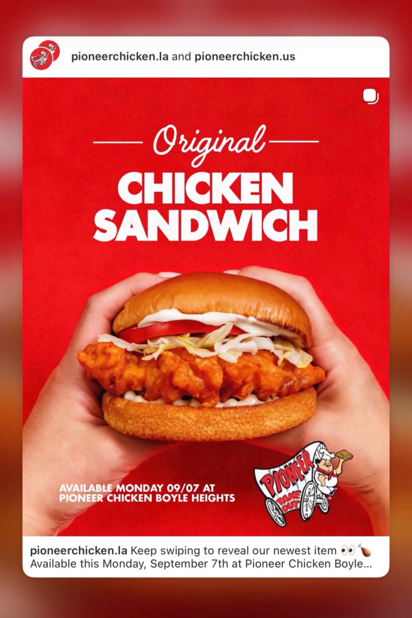 @Pioneer chicken Take Out