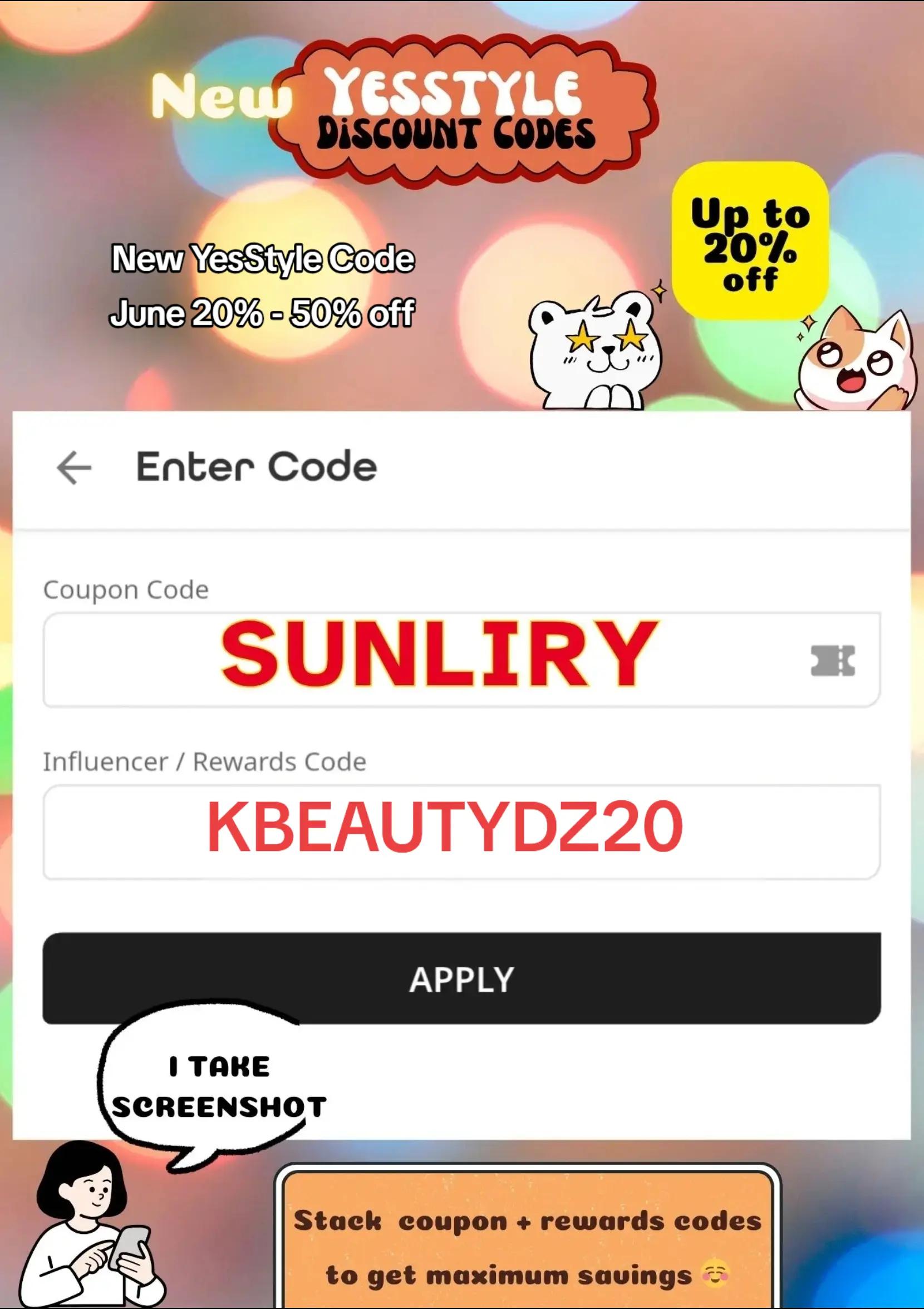@Yesstyle codes 2026