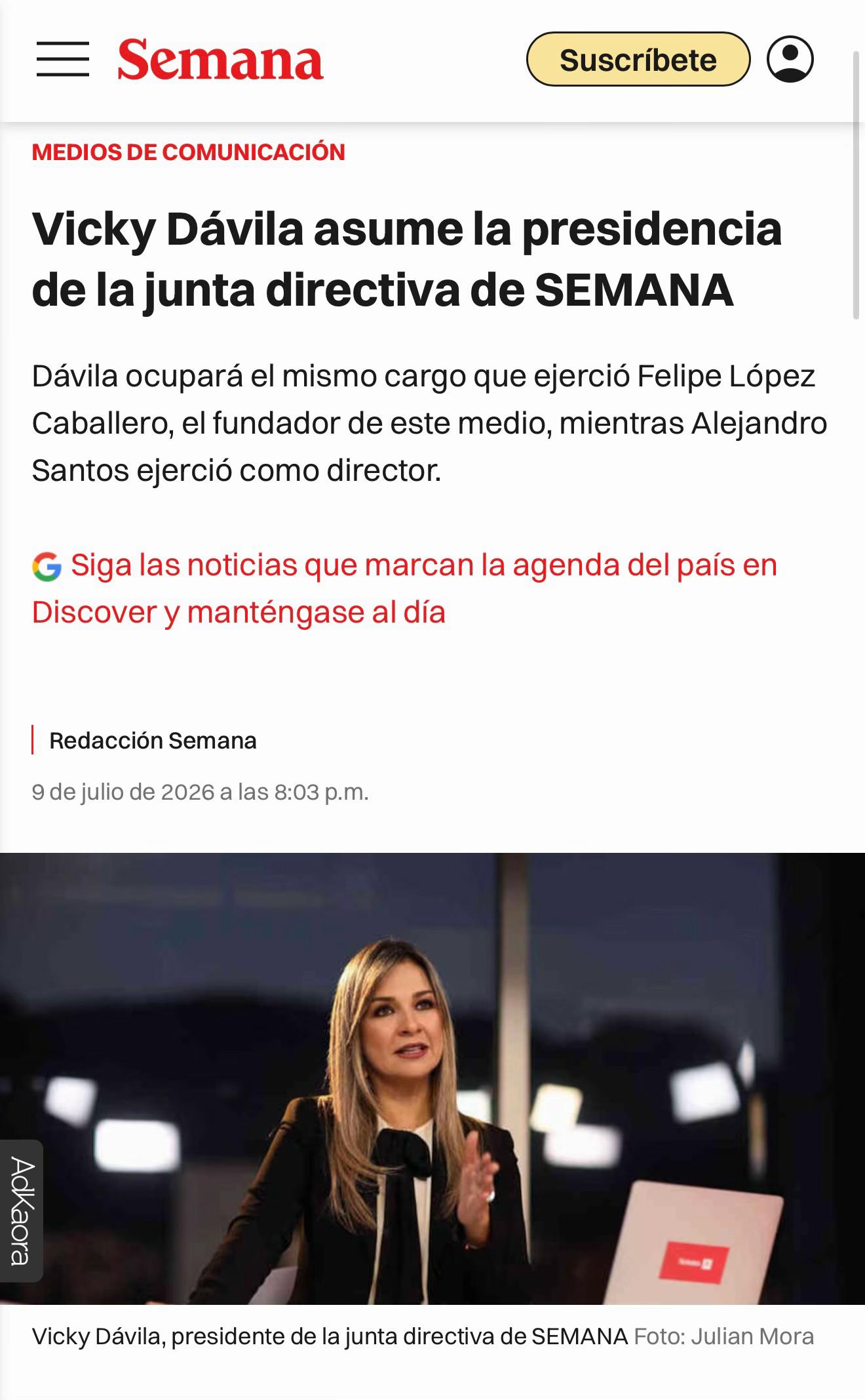 @Vicky Dávila