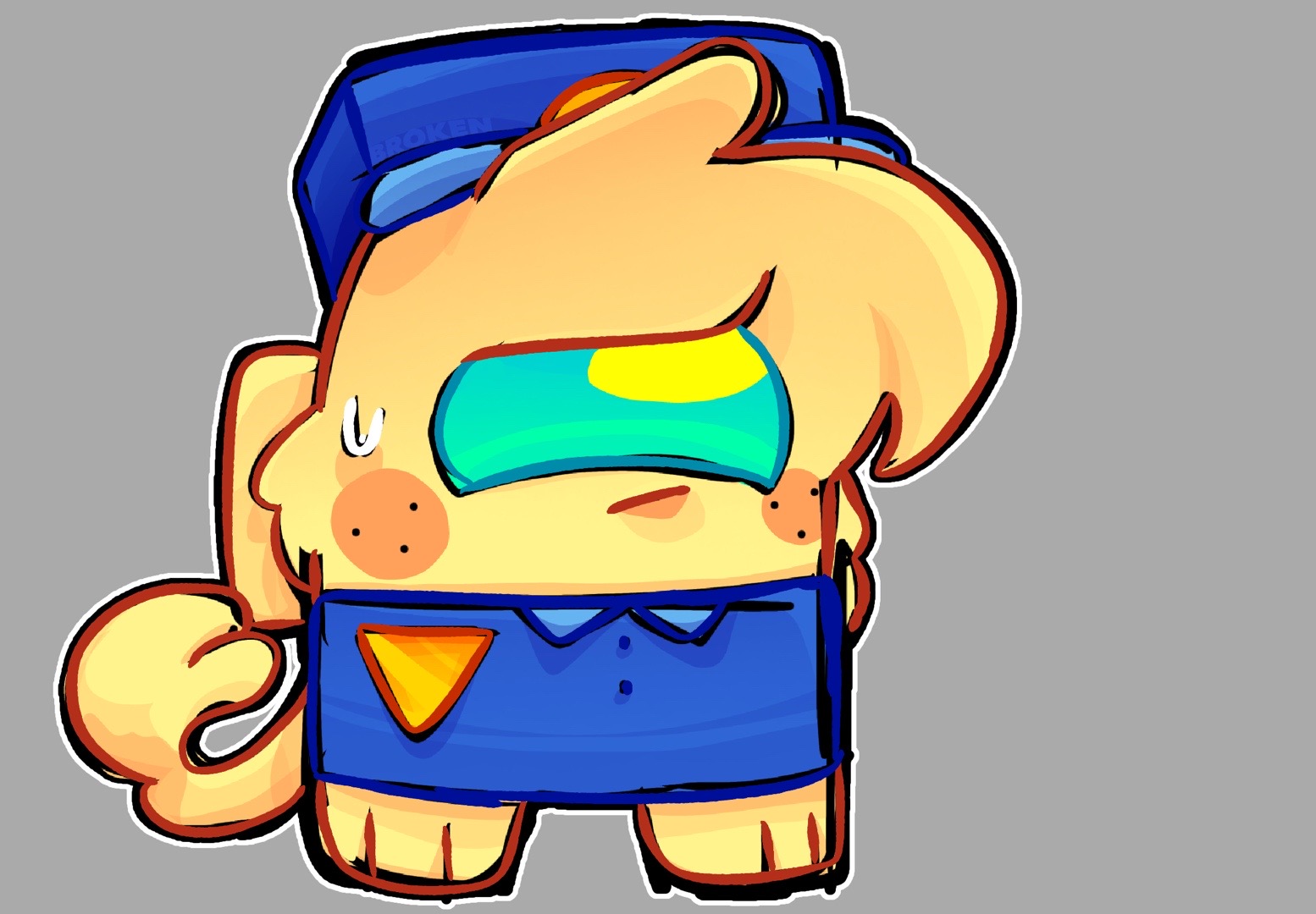@:‼️🧢꒰ 𝙱𝚁𝙾𝙺𝙴𝙽! ꒱🥤💥: