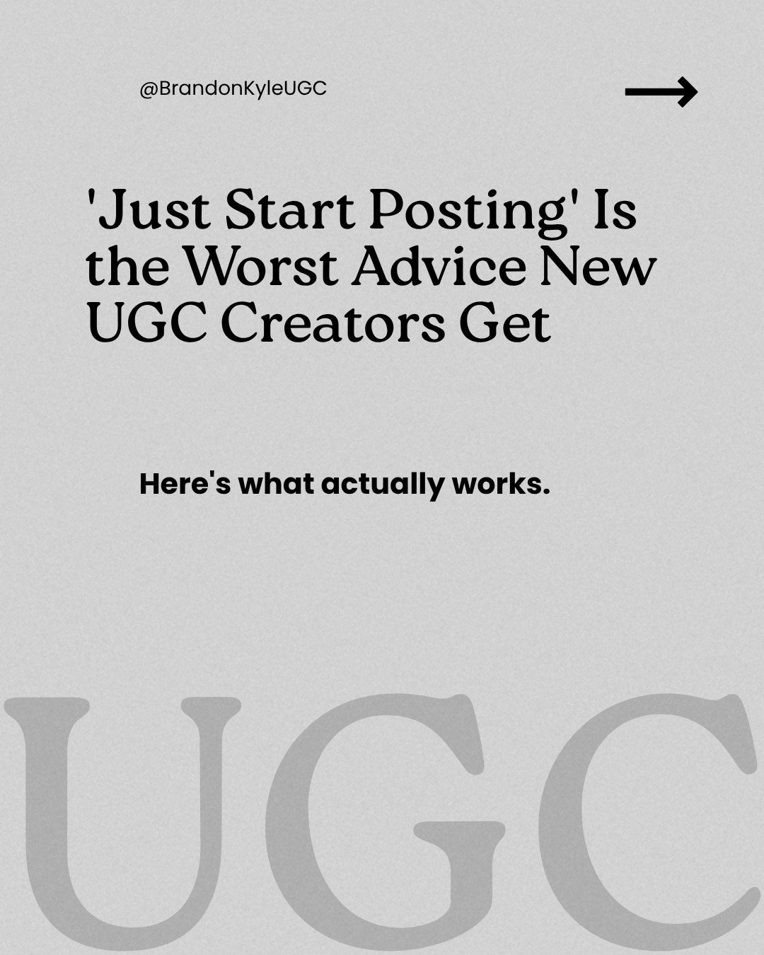 @Brandon - UGC Content Creator