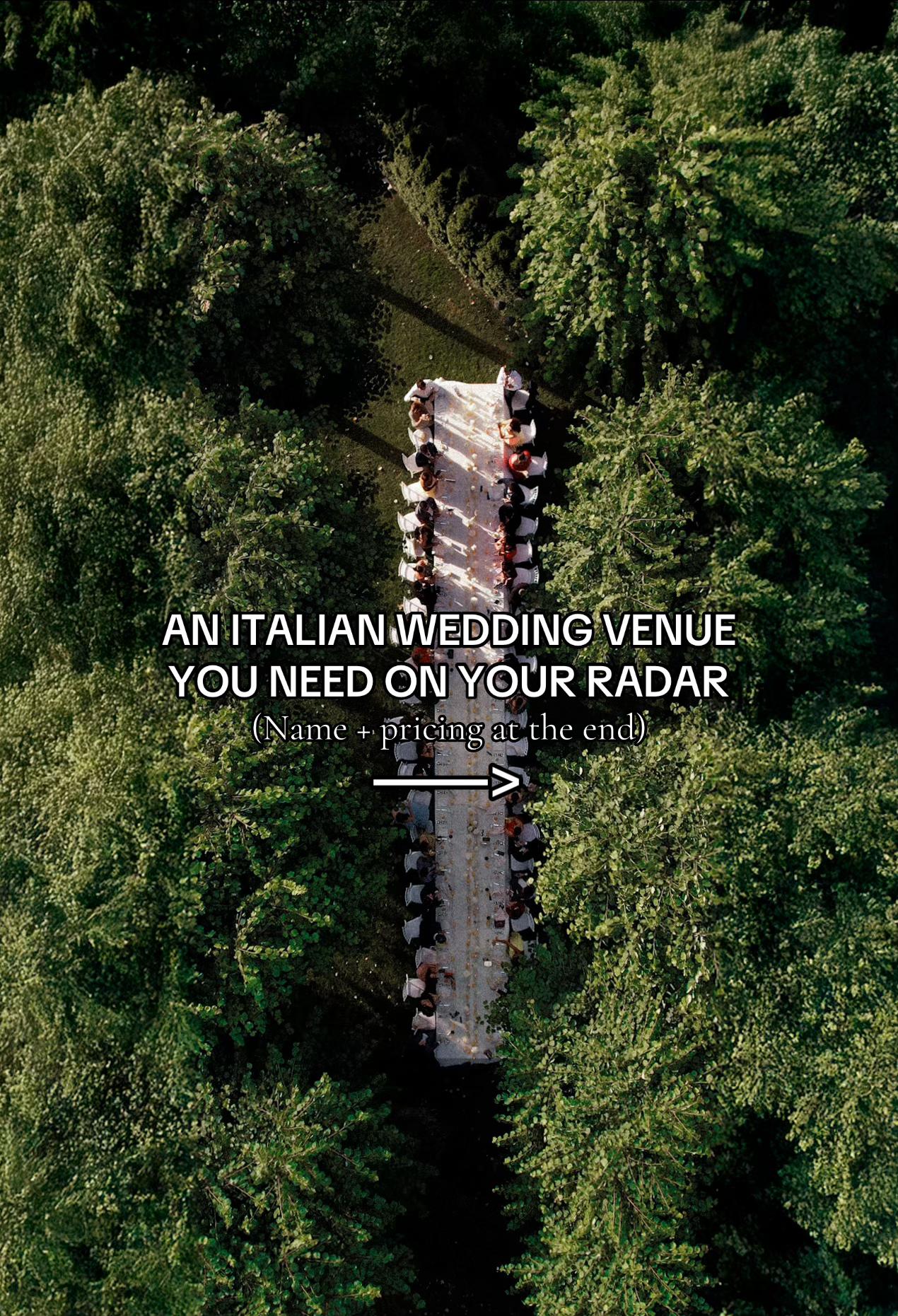 @La Lista: Italy Weddings 🇮🇹