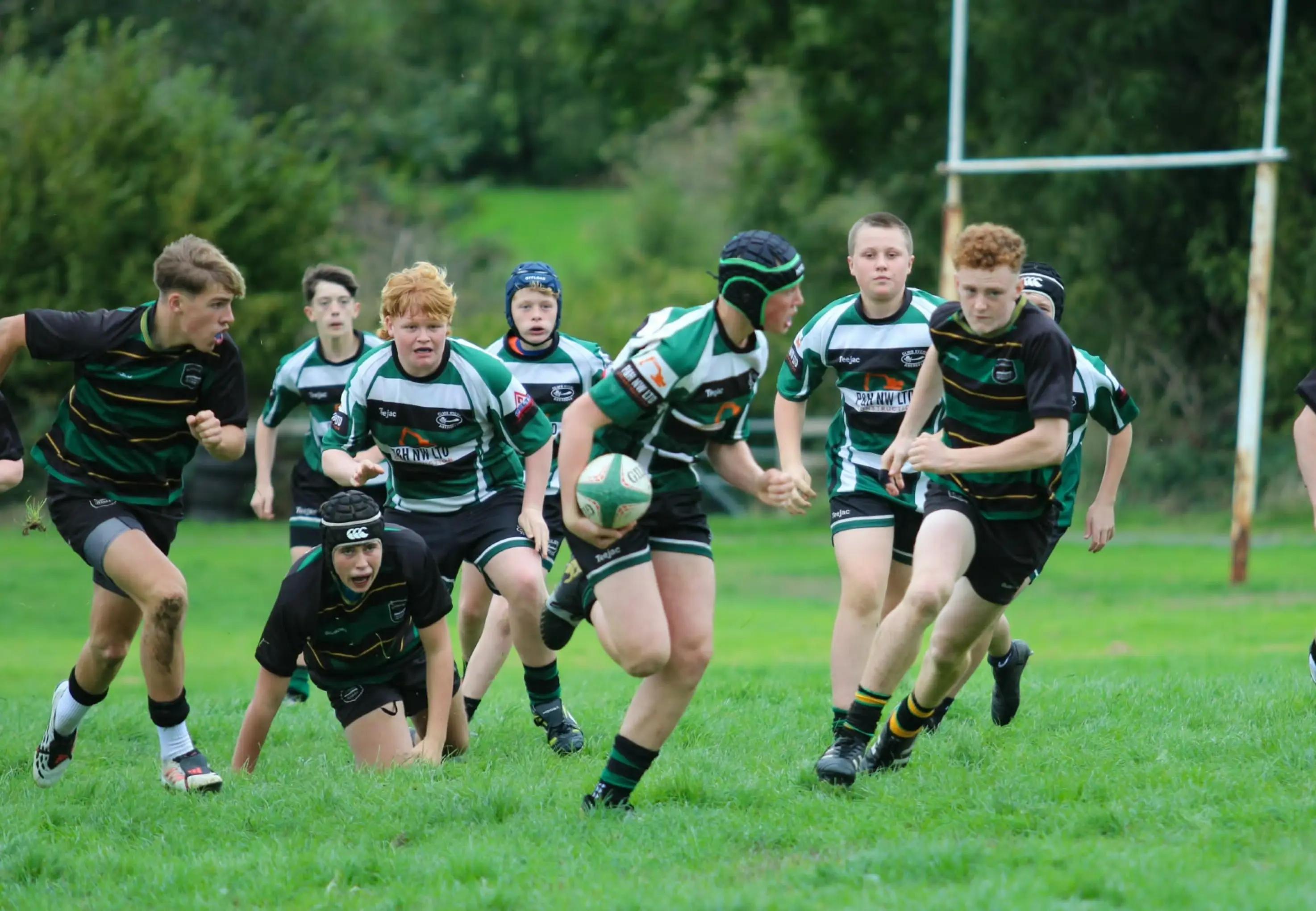 @Clwb Rygbi Abergele u15s