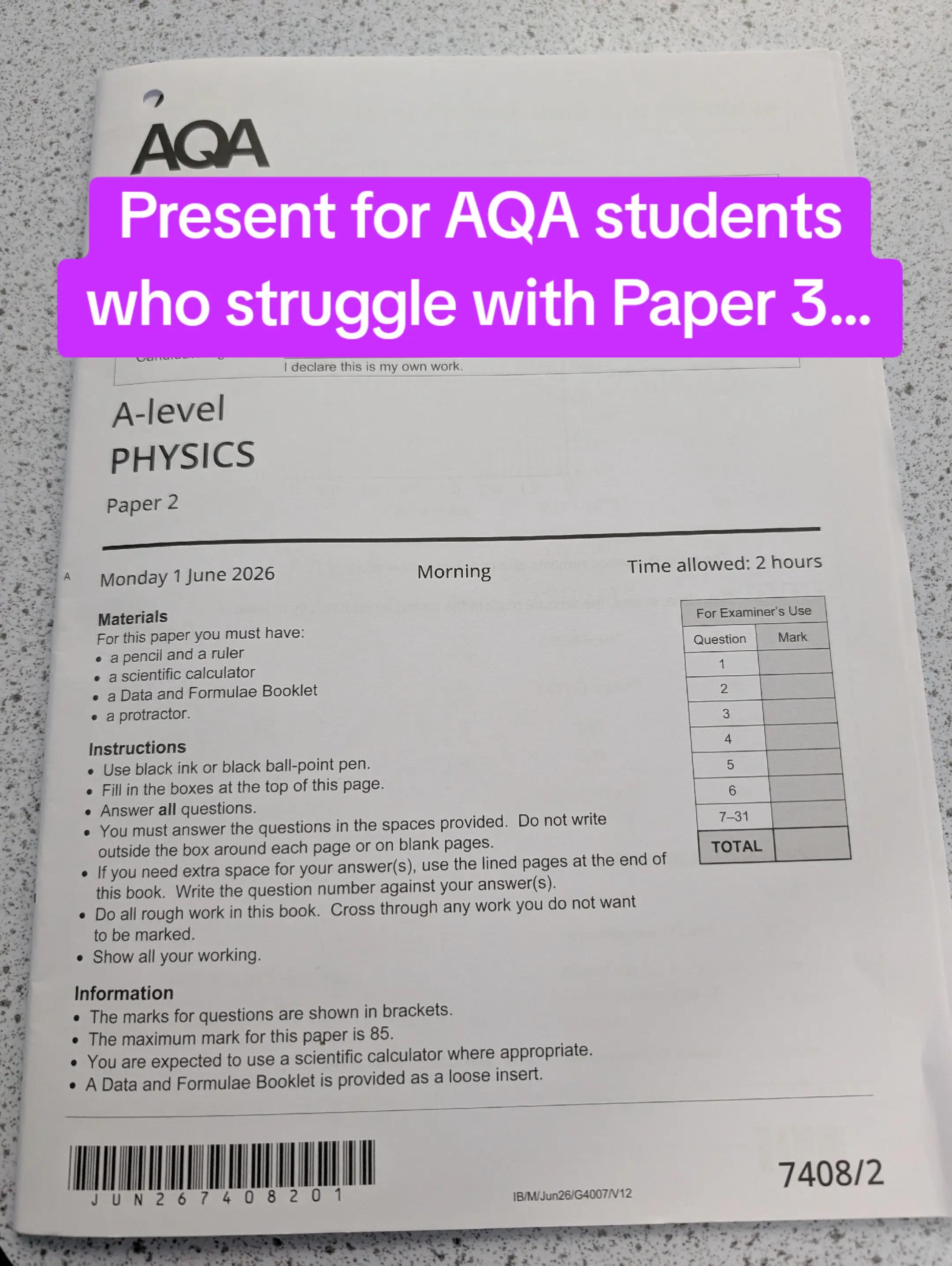 @Captain Physics A-Level